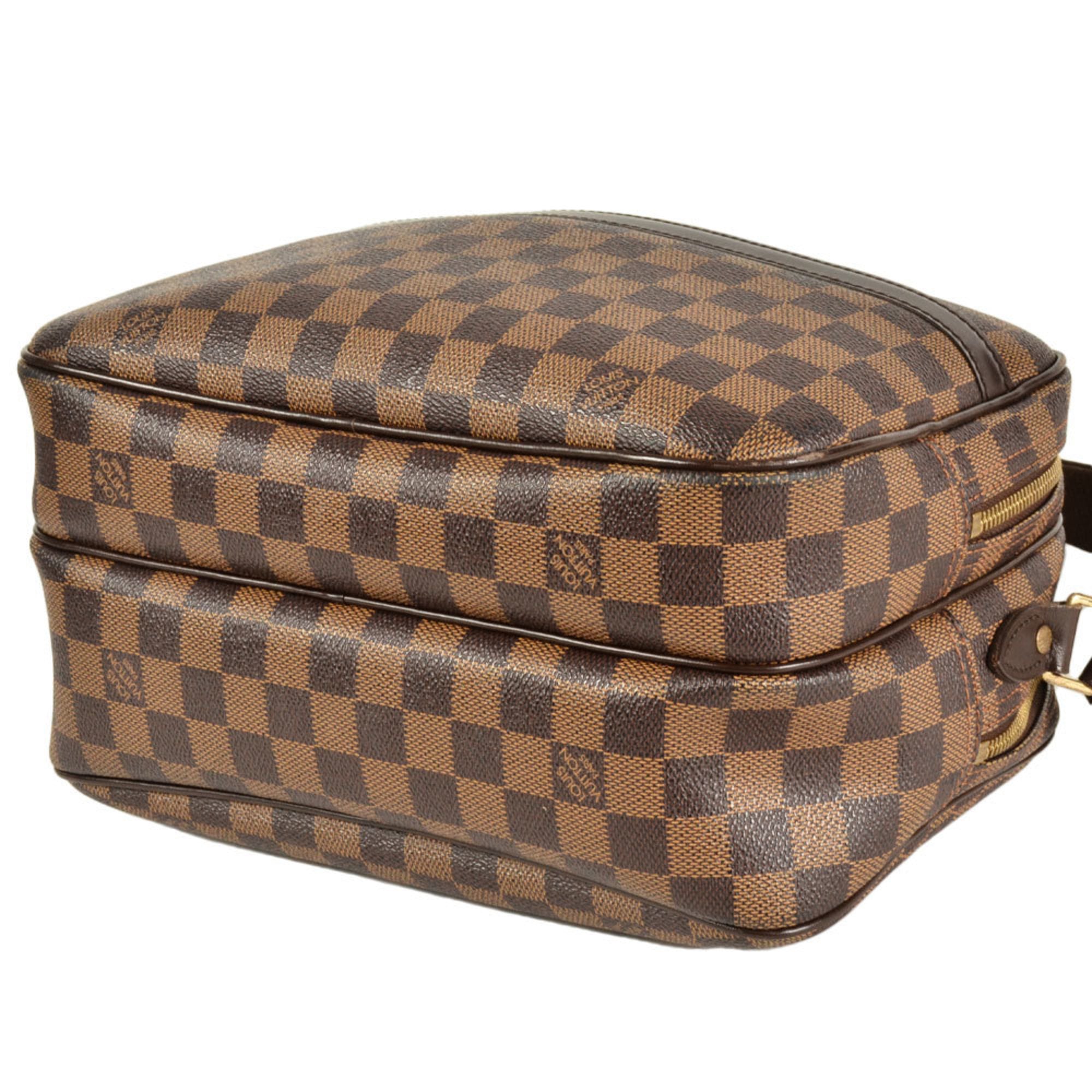 Louis Vuitton Brown Damier Canvas Ebene Damier Canvas Shoulder Bag (Pre-Owned)