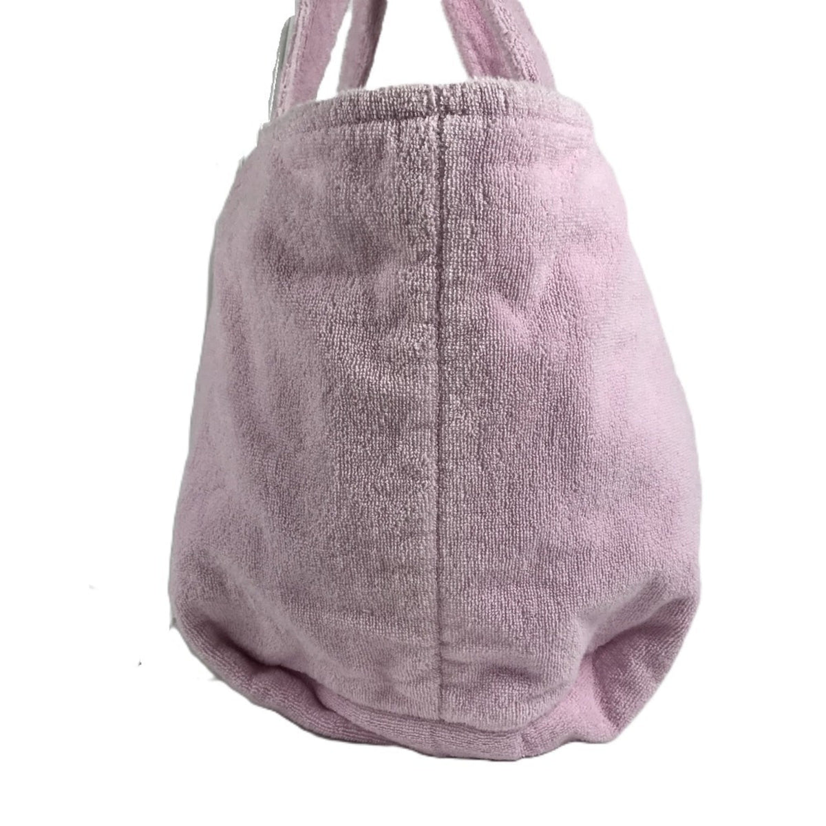 Versace Pink Cotton Boston Bag Shoulder Bag Tote Bag (Pre-Owned)