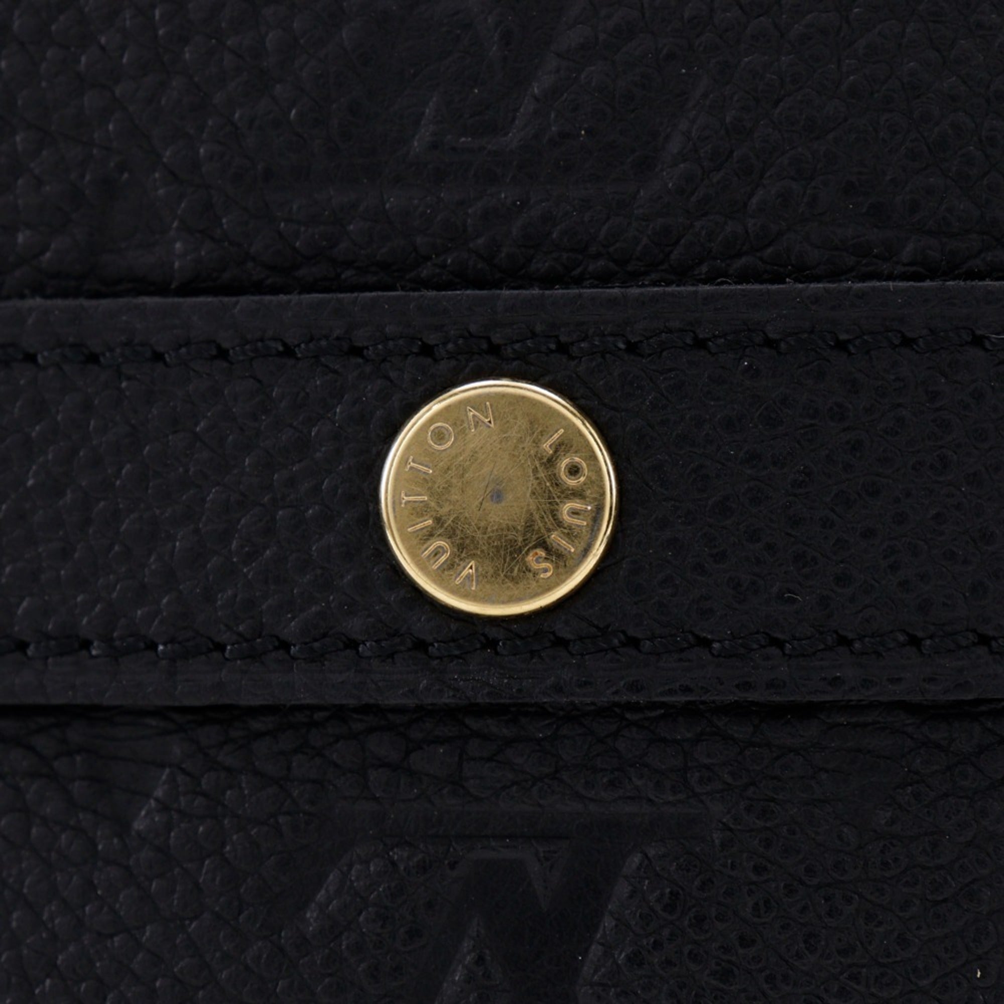 Louis Vuitton Black Noir Monogram Empreinte Handbag (Pre-Owned)