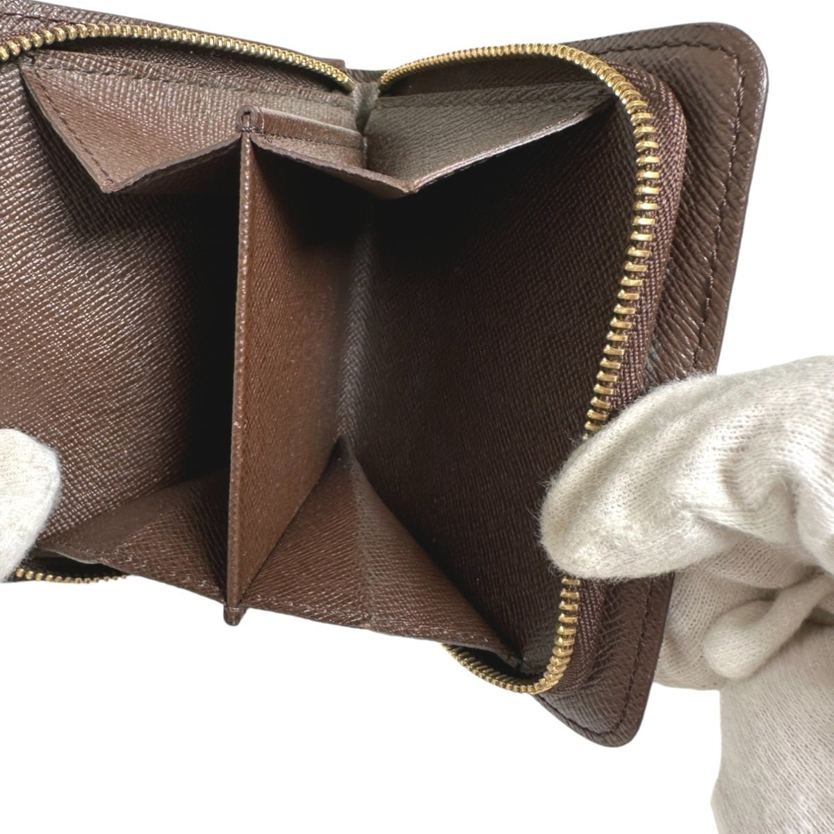 Louis Vuitton Damier Brown Damier Canvas Wallet (Bi-Fold) (Pre-Owned)