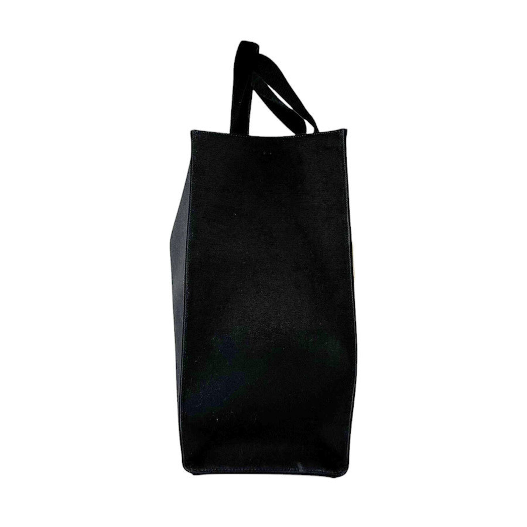 Fendi Black Gold Canvas Handbag Shoulder Bag (Pre-Owned)