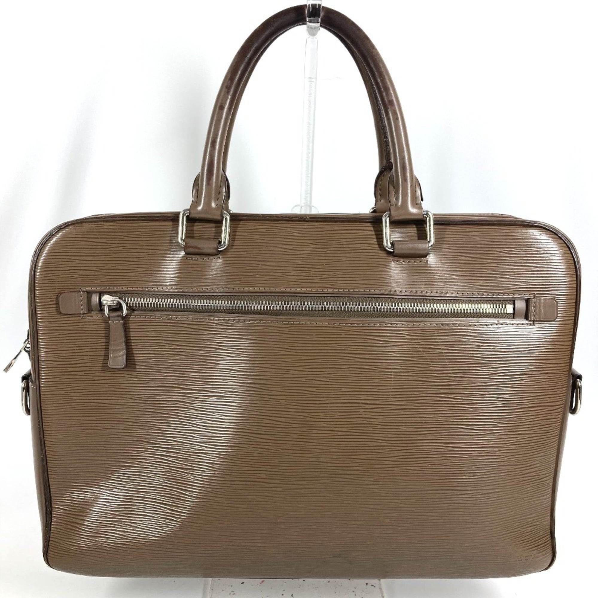 Louis Vuitton Epi Beige Brown Epi Leather Briefcase (Pre-Owned)