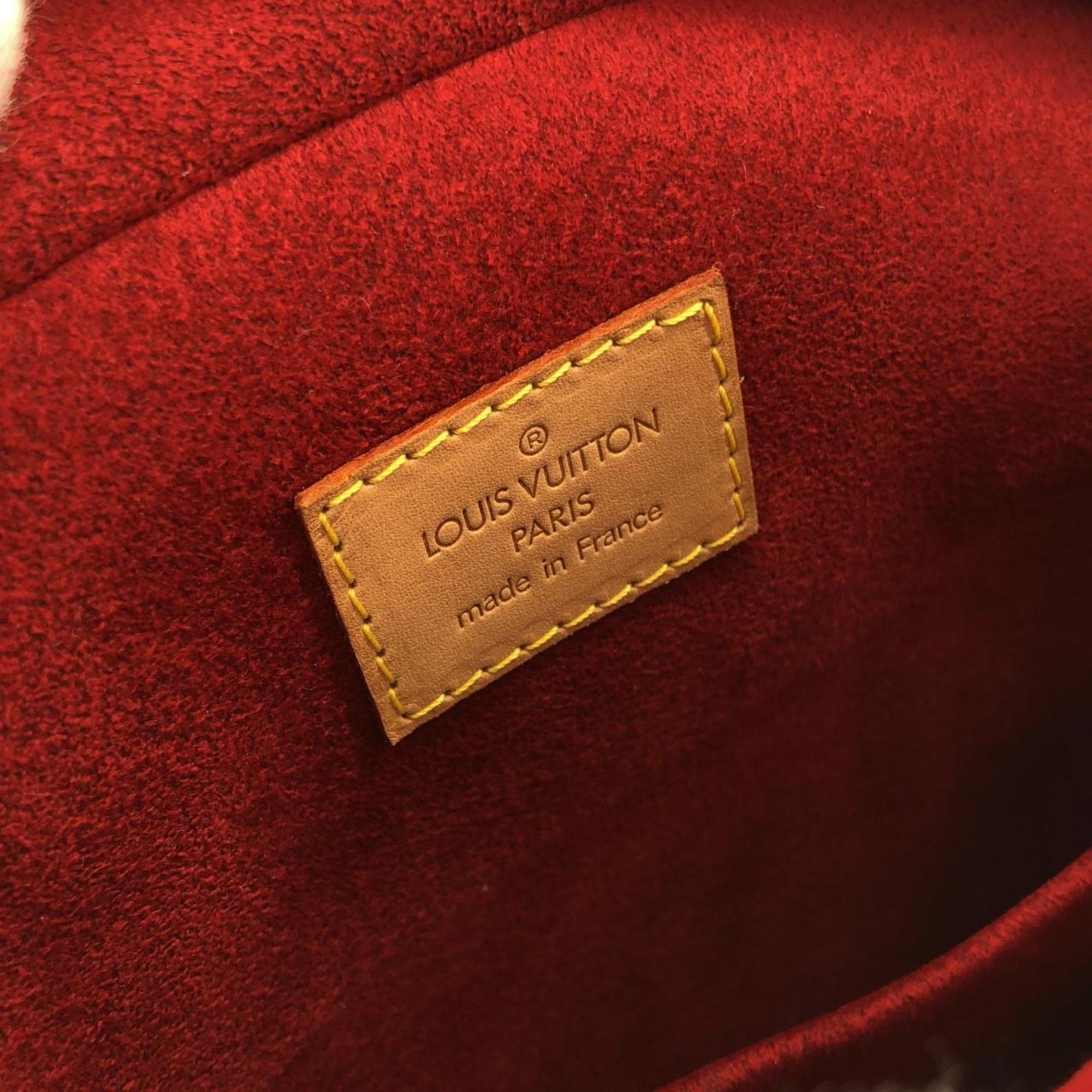 Louis Vuitton Marron Coated Canvas Handbag (Pre-Owned)