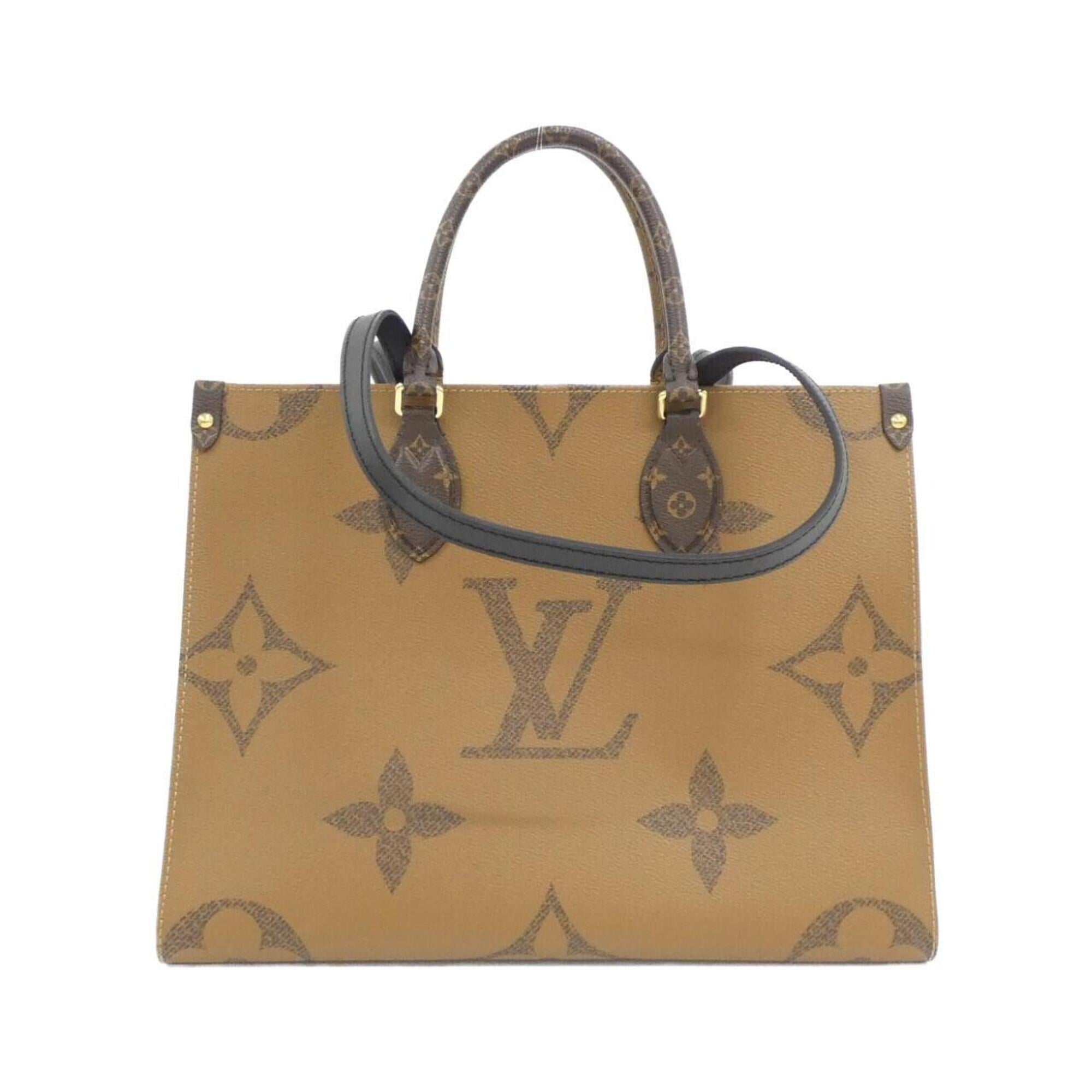 Louis Vuitton Monogram Marron Coated Canvas Handbag (Pre-Owned)