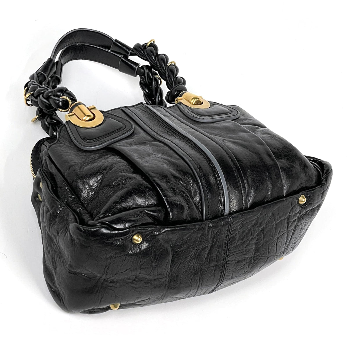 Chloé Black Leather Handbag (Pre-Owned)