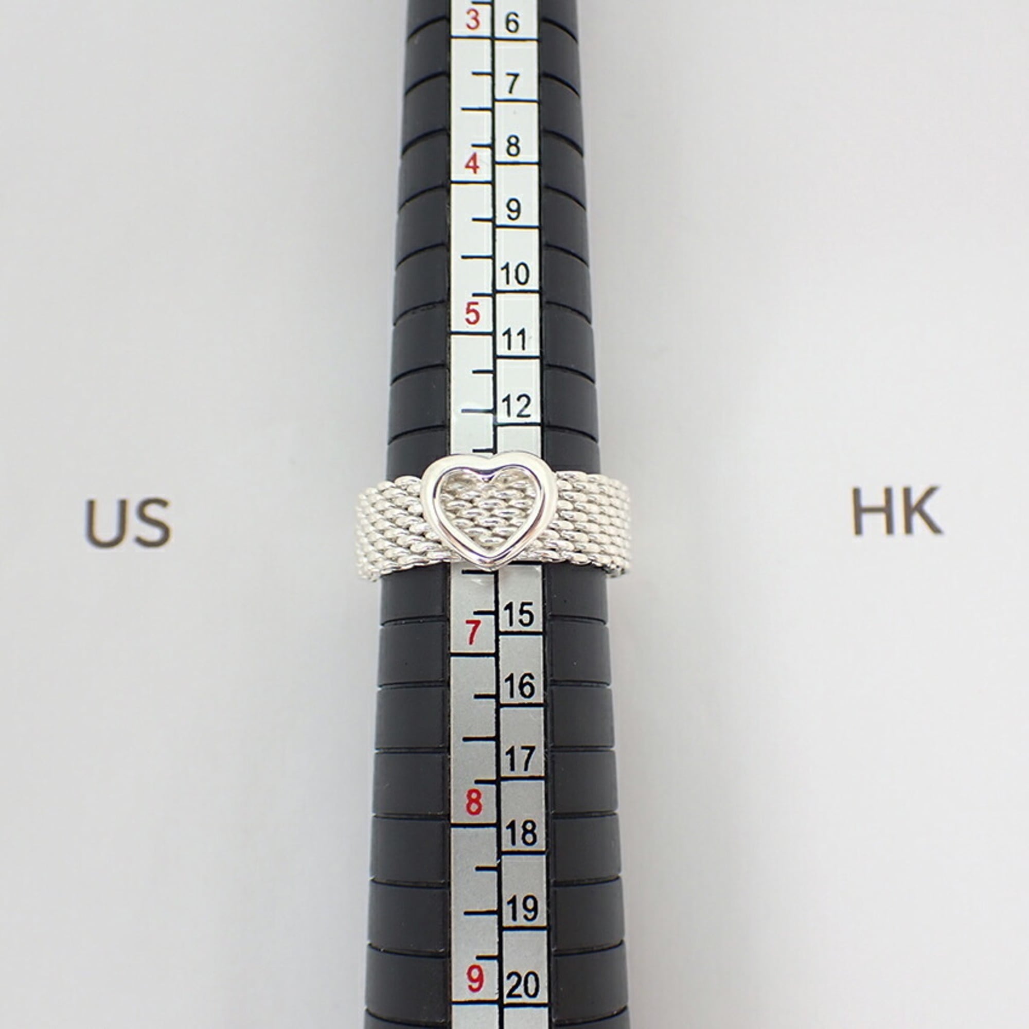 Tiffany Silver Sterling Silver 925 Band Ring (Pre-Owned)