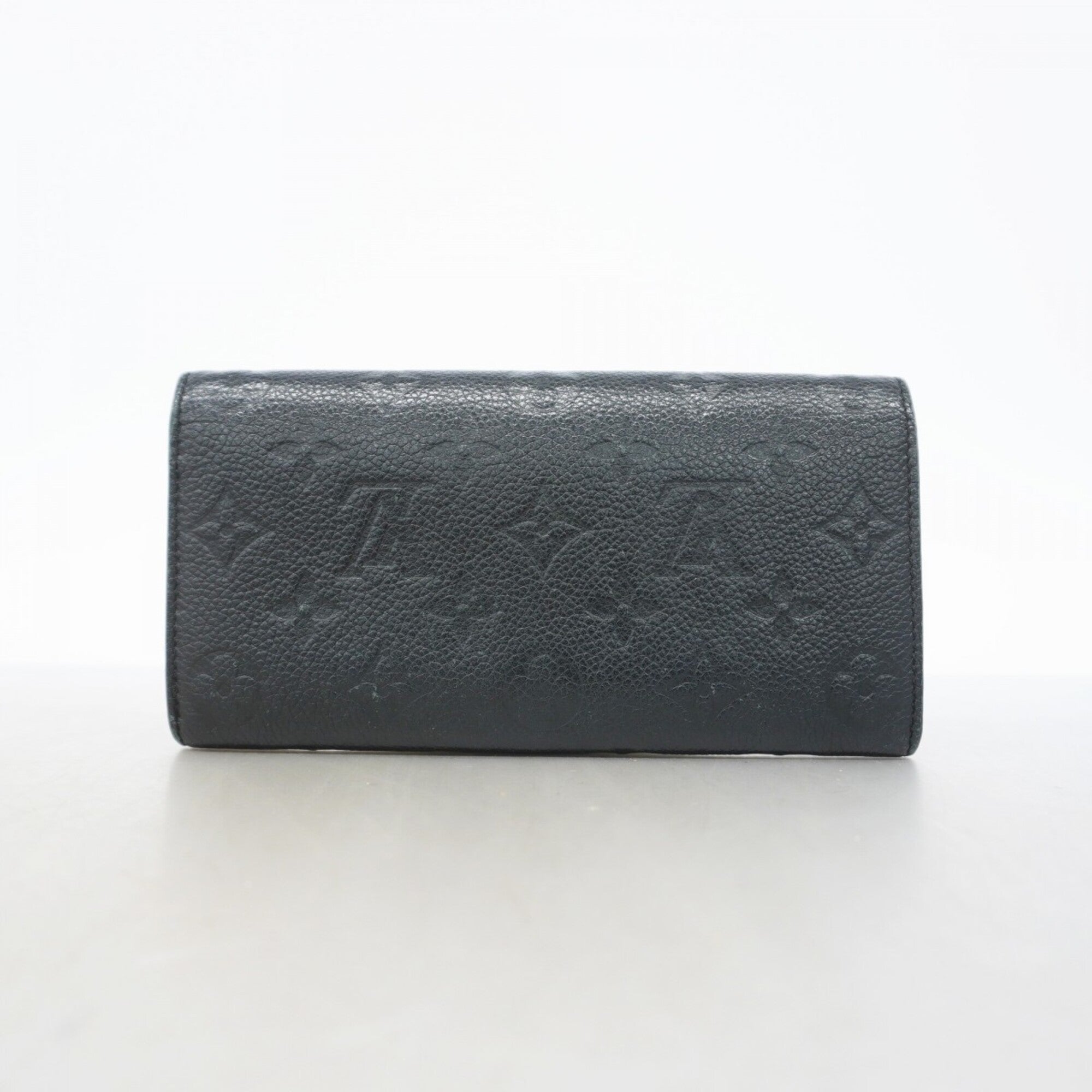 Louis Vuitton Noir Long Wallet (Bi-Fold) (Pre-Owned)