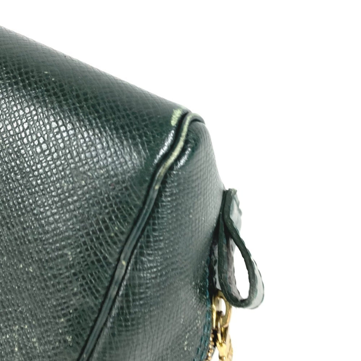 Louis Vuitton Taiga Episea Green Taiga Leather Handbag (Pre-Owned)