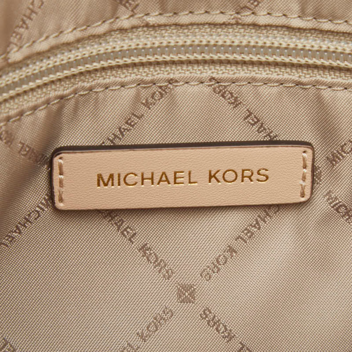 Michael Kors Beige Leather Tote Bag (Pre-Owned)