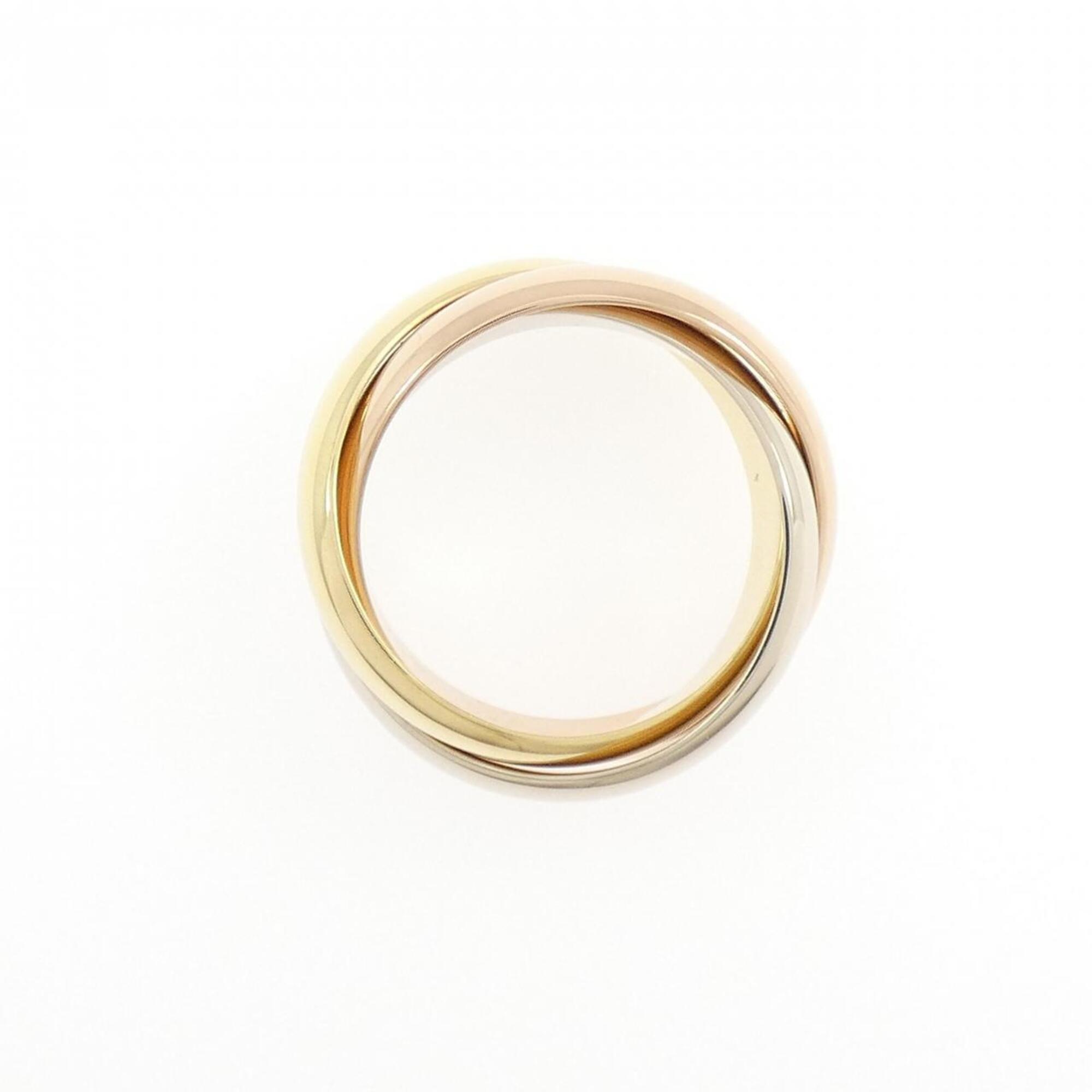Cartier Pink Gold White Gold Yellow Gold Yellow Gold (18K) Pink Gold (18K) White Gold (18K) Band Ring (Pre-Owned)