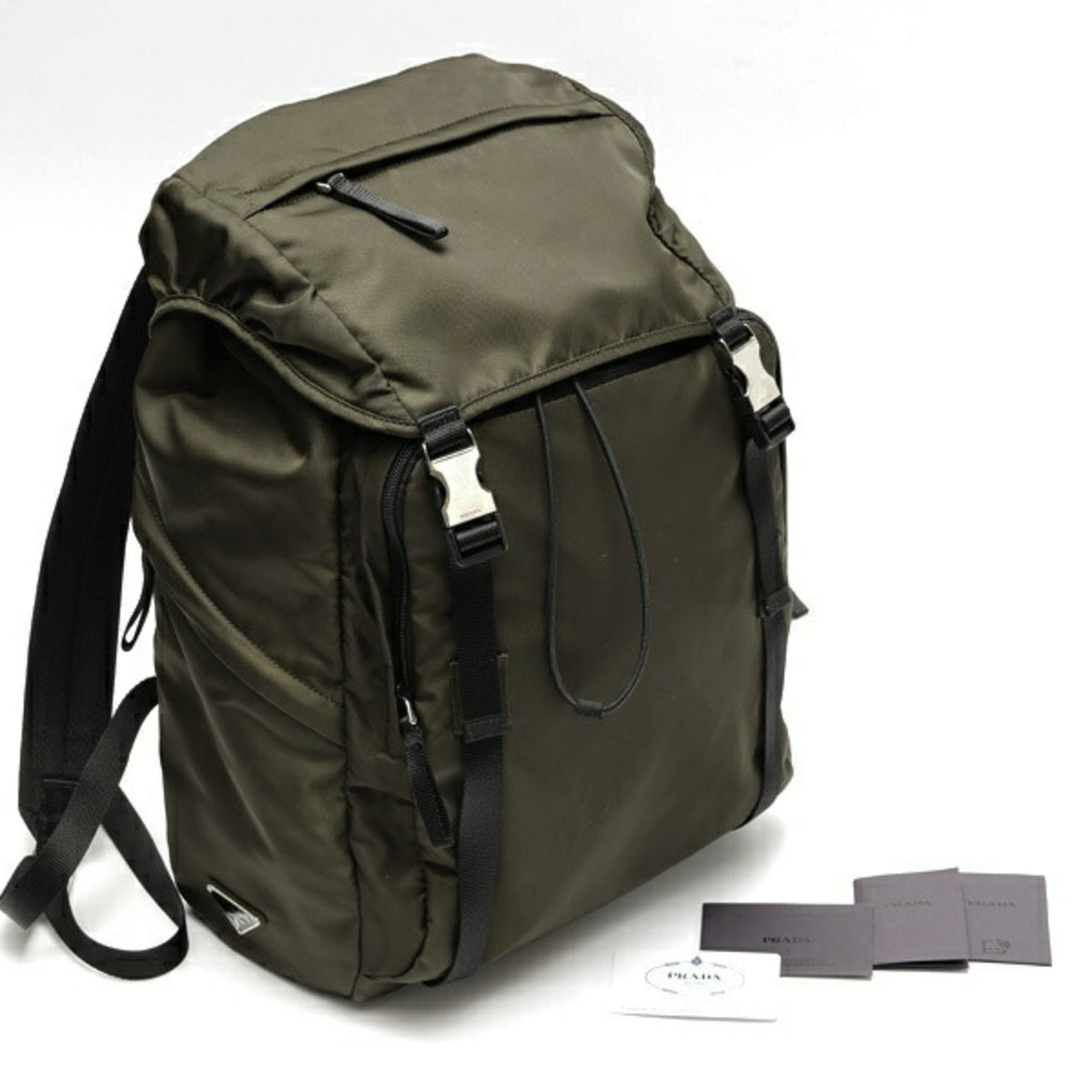 Prada Khaki Mimetico Nylon Backpack (Pre-Owned)