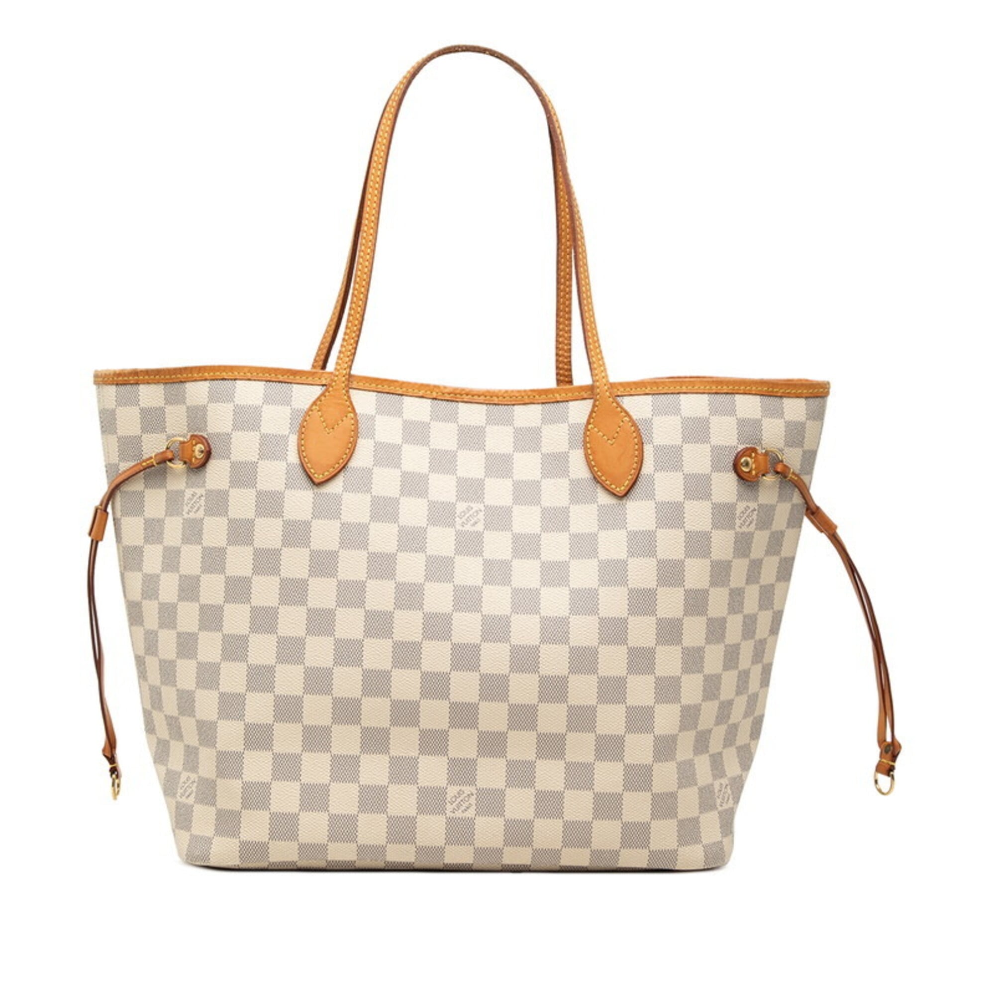 Louis Vuitton White Pvc Leather Pouch Shoulder Bag Tote Bag (Pre-Owned)