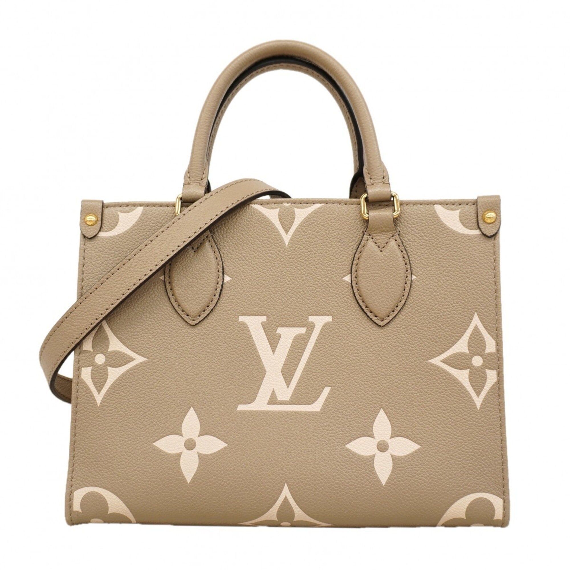 Louis Vuitton Cream Tourterelle Handbag (Pre-Owned)