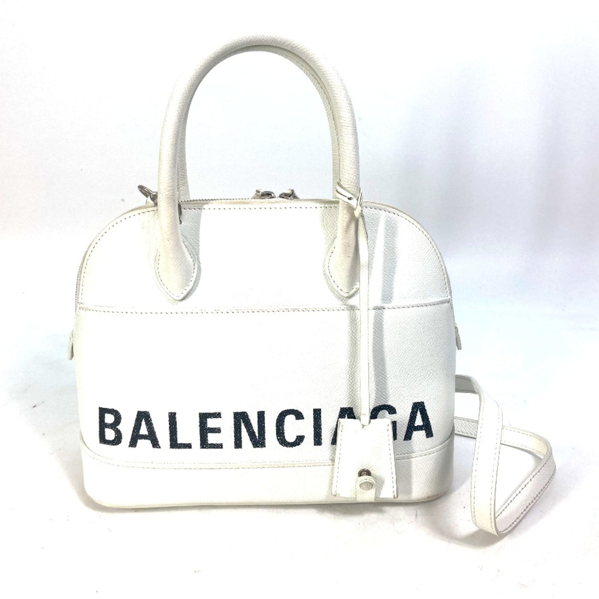 Balenciaga White Leather Handbag (Pre-Owned)