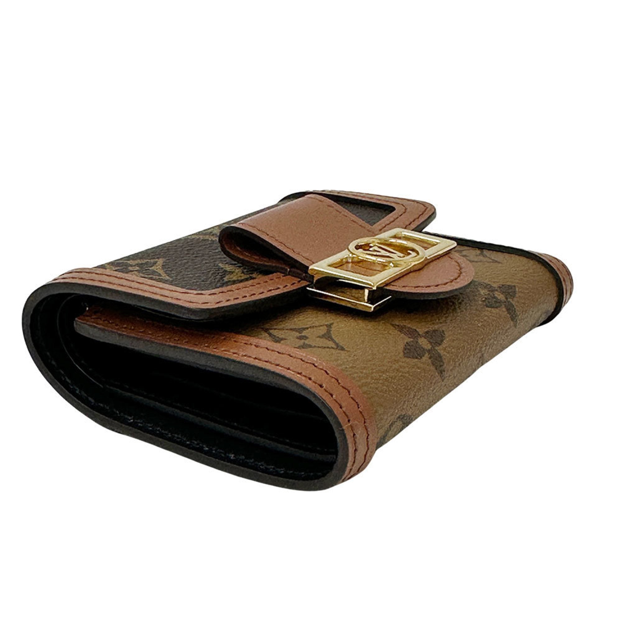 Louis Vuitton Monogram Reverse Monogram Reverse Wallet (Tri-Fold) (Pre-Owned)