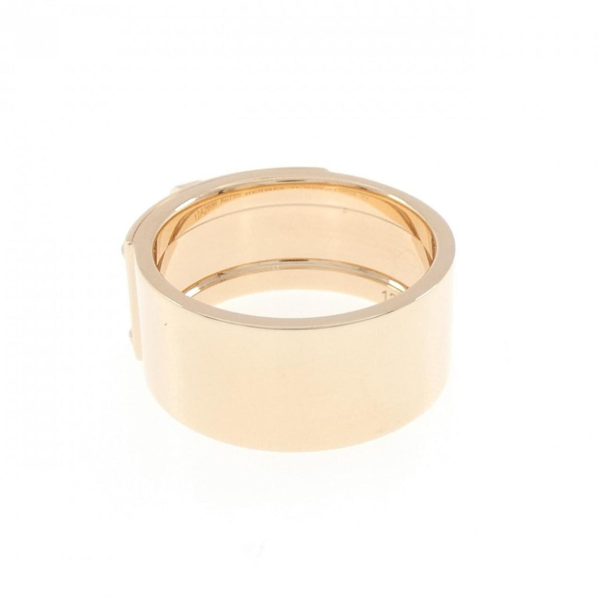 Hermes Pink Gold (18K) Band Ring (Pre-Owned)