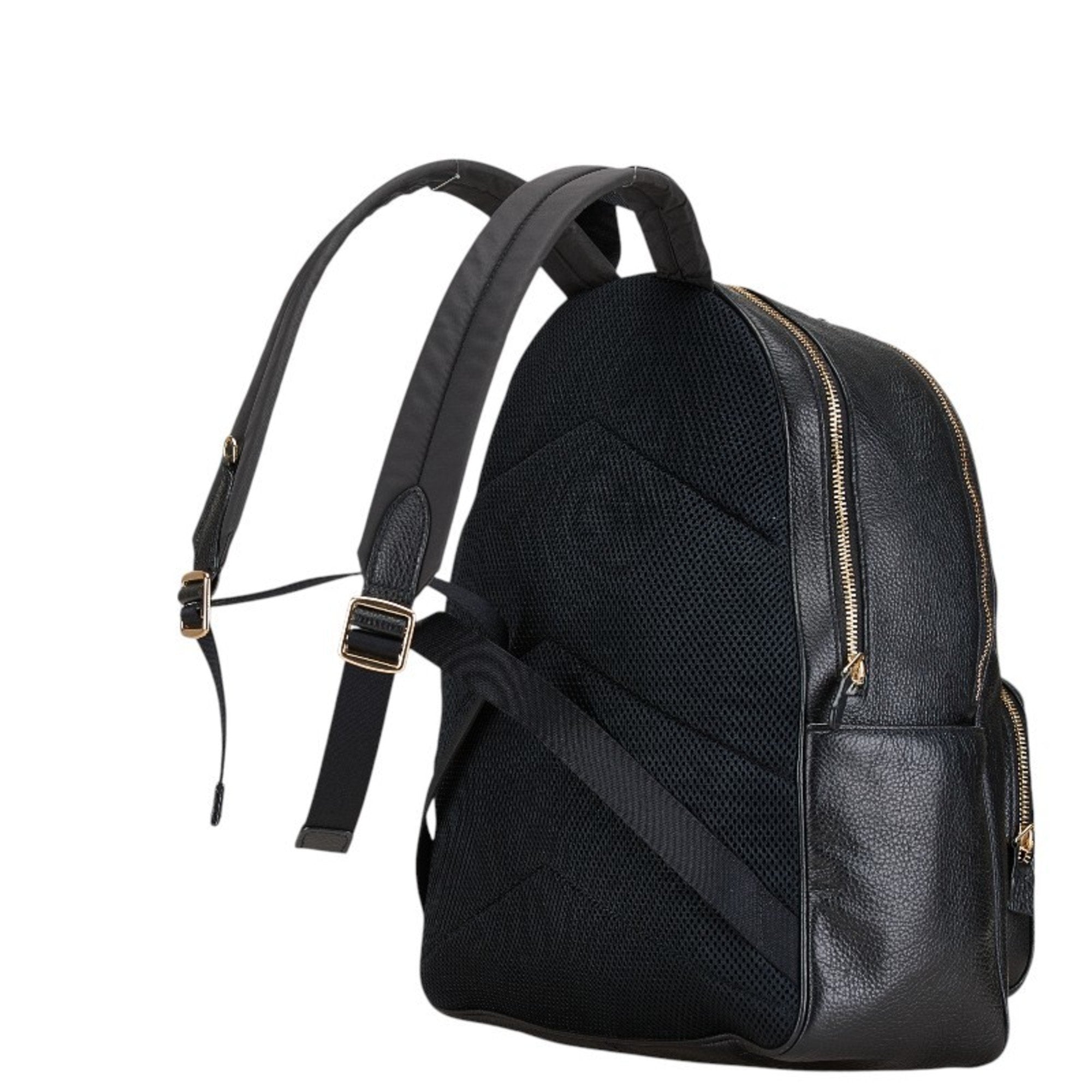 Coach Black Leather Backpack (Pre-Owned)