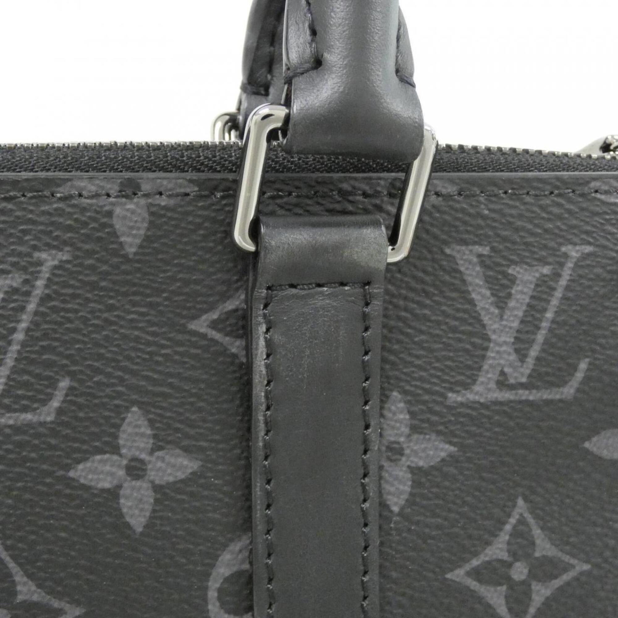 Louis Vuitton Monogram Eclipse Black Coated Canvas Handbag (Pre-Owned)