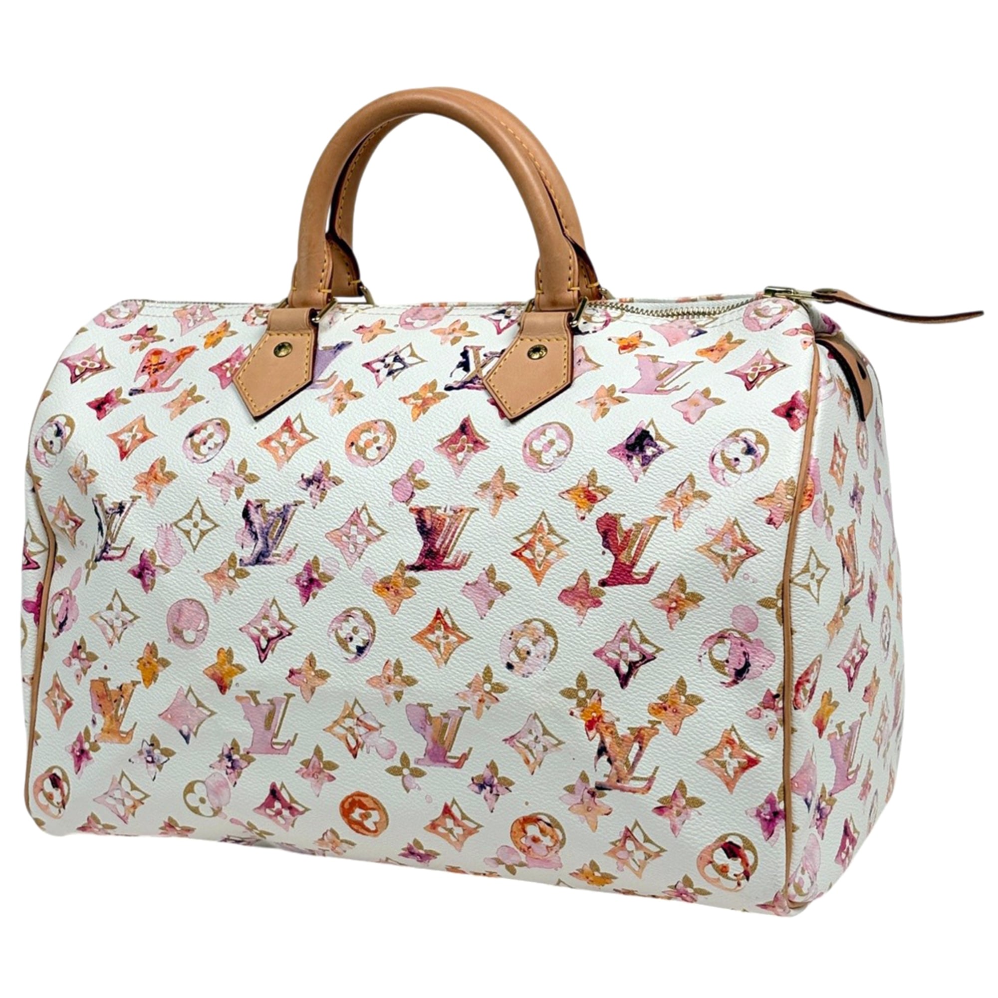 Louis Vuitton Blanc White Monogram Handbag (Pre-Owned)