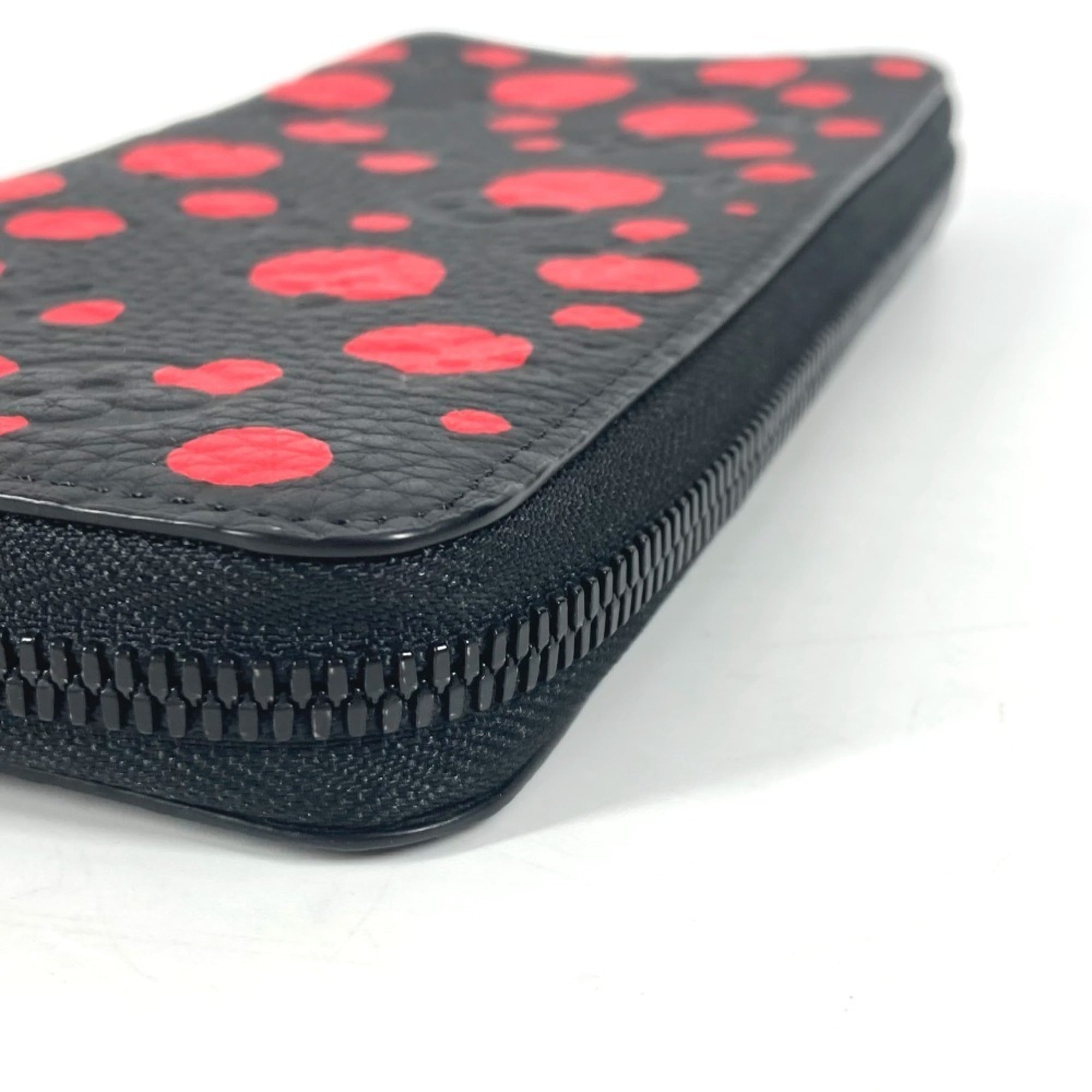 Louis Vuitton Monogram Empreinte Black Noir Red Color Monogram Empreinte Long Wallet (Bi-Fold) (Pre-Owned)