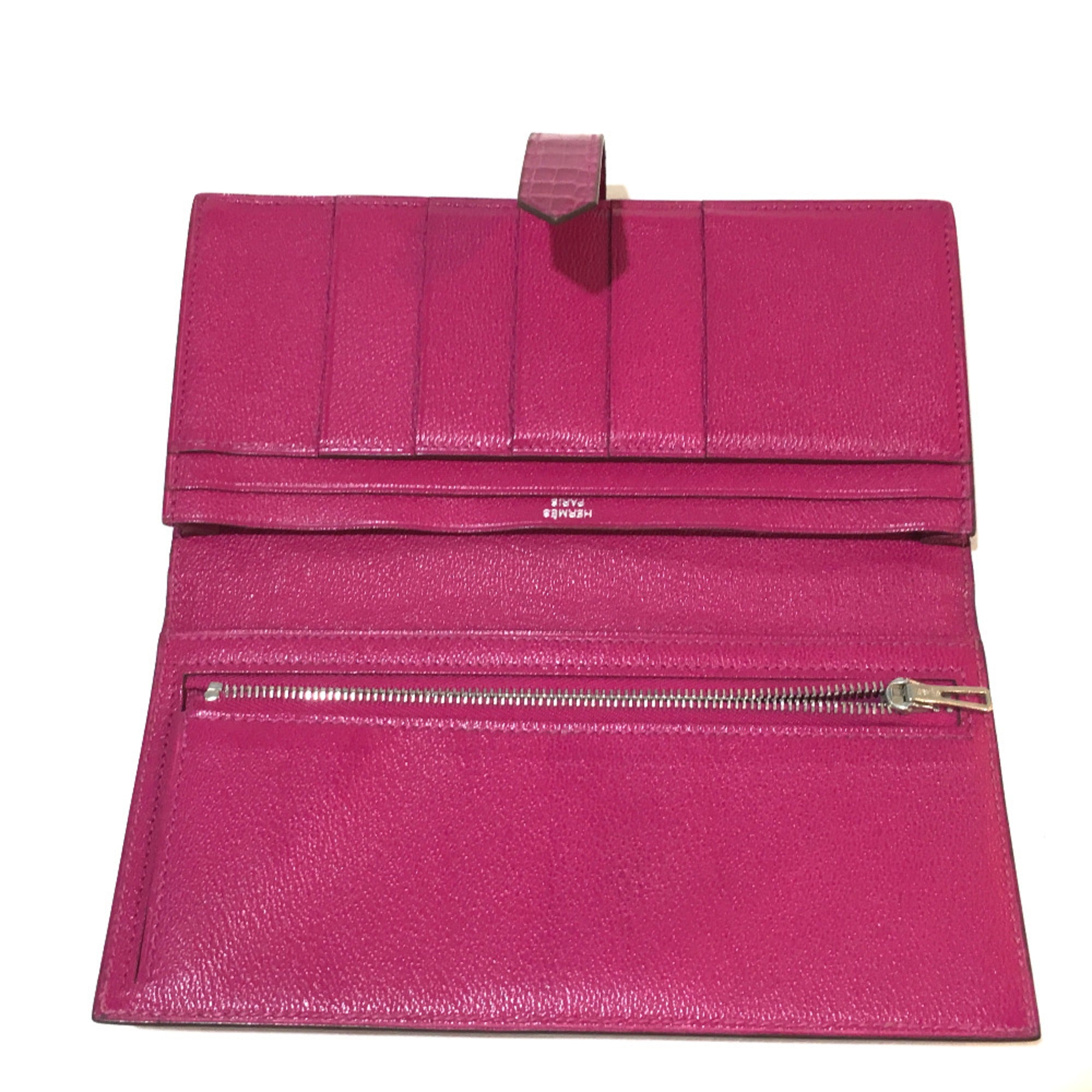 Hermes Pink Other Long Wallet (Bi-Fold) (Pre-Owned)