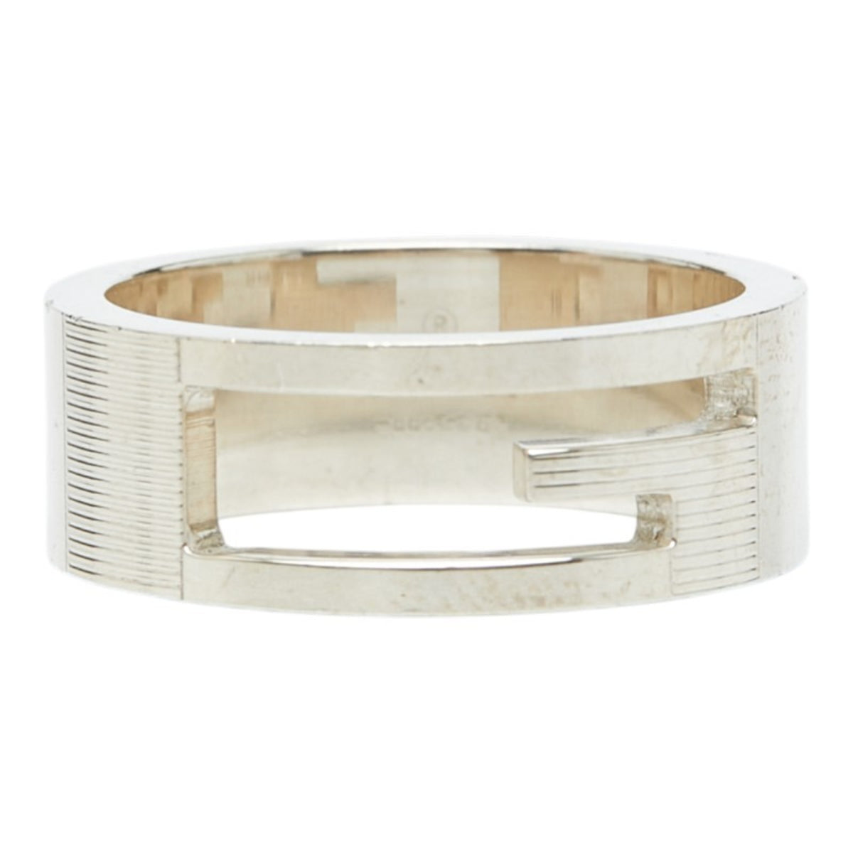 Gucci Silver Silver 925 Band Ring (Pre-Owned)