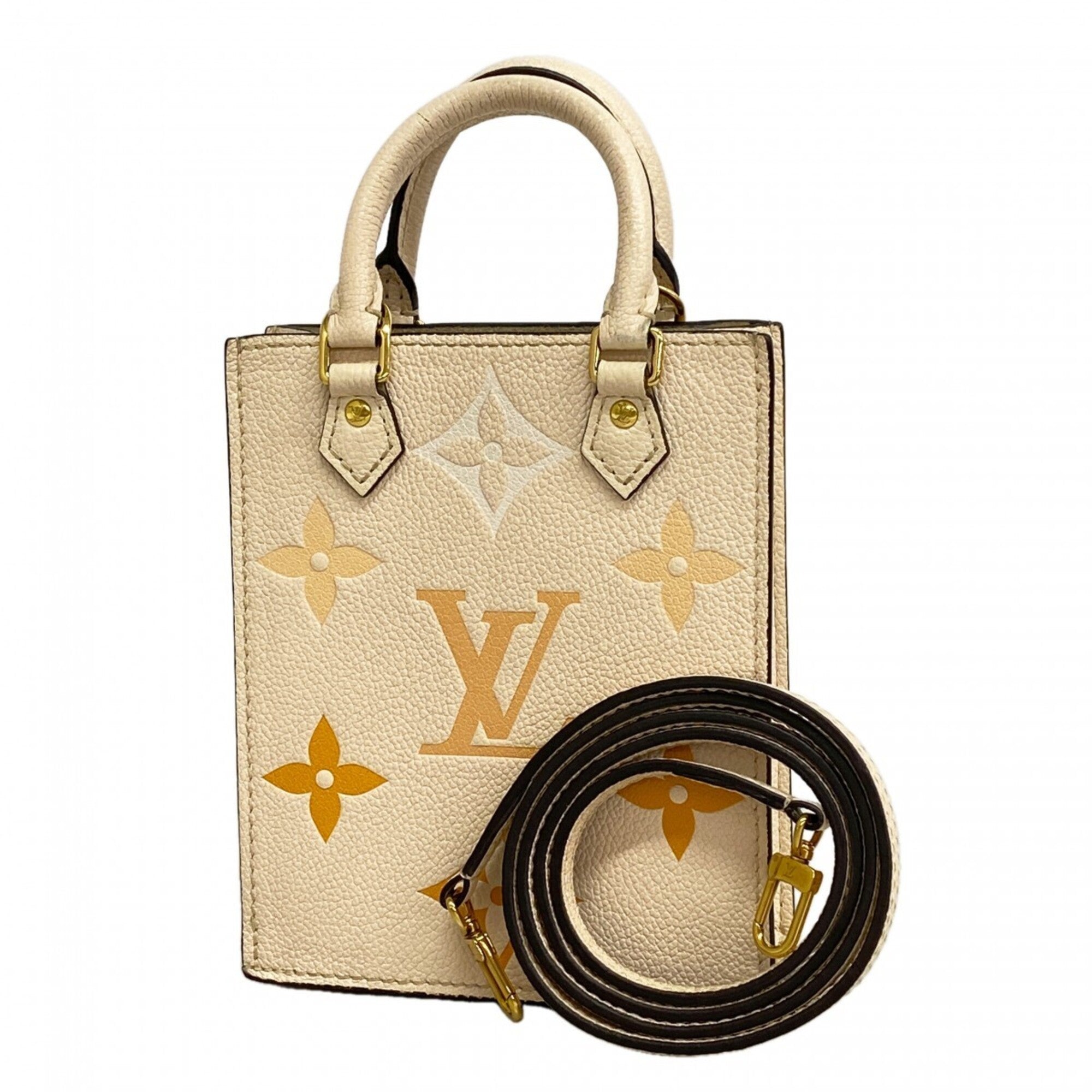 Louis Vuitton Cream Saffron Handbag (Pre-Owned)