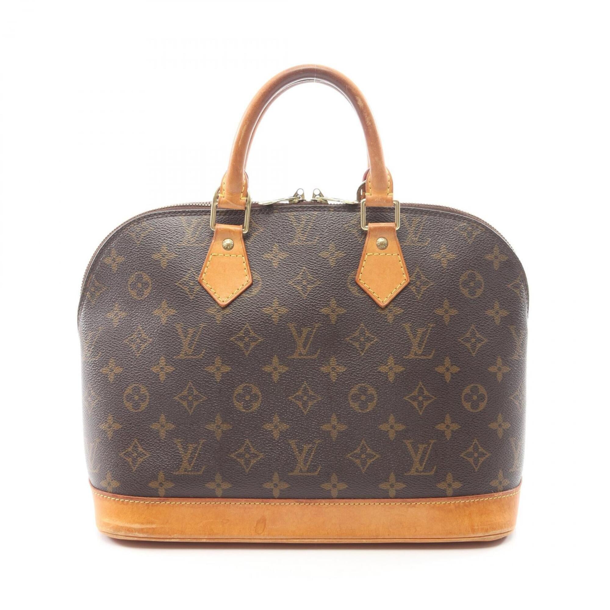 Louis Vuitton Brown Pvc Leather Handbag (Pre-Owned)