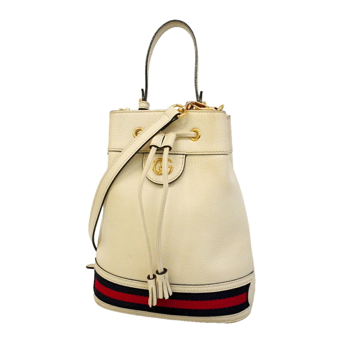 Gucci White Leather Handbag (Pre-Owned)