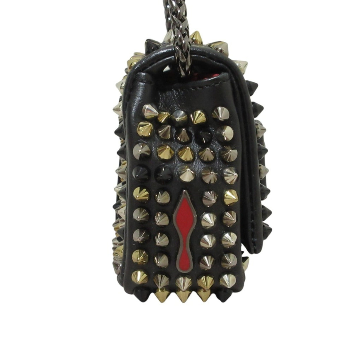 Christian Louboutin Black Leather Shoulder Bag (Pre-Owned)