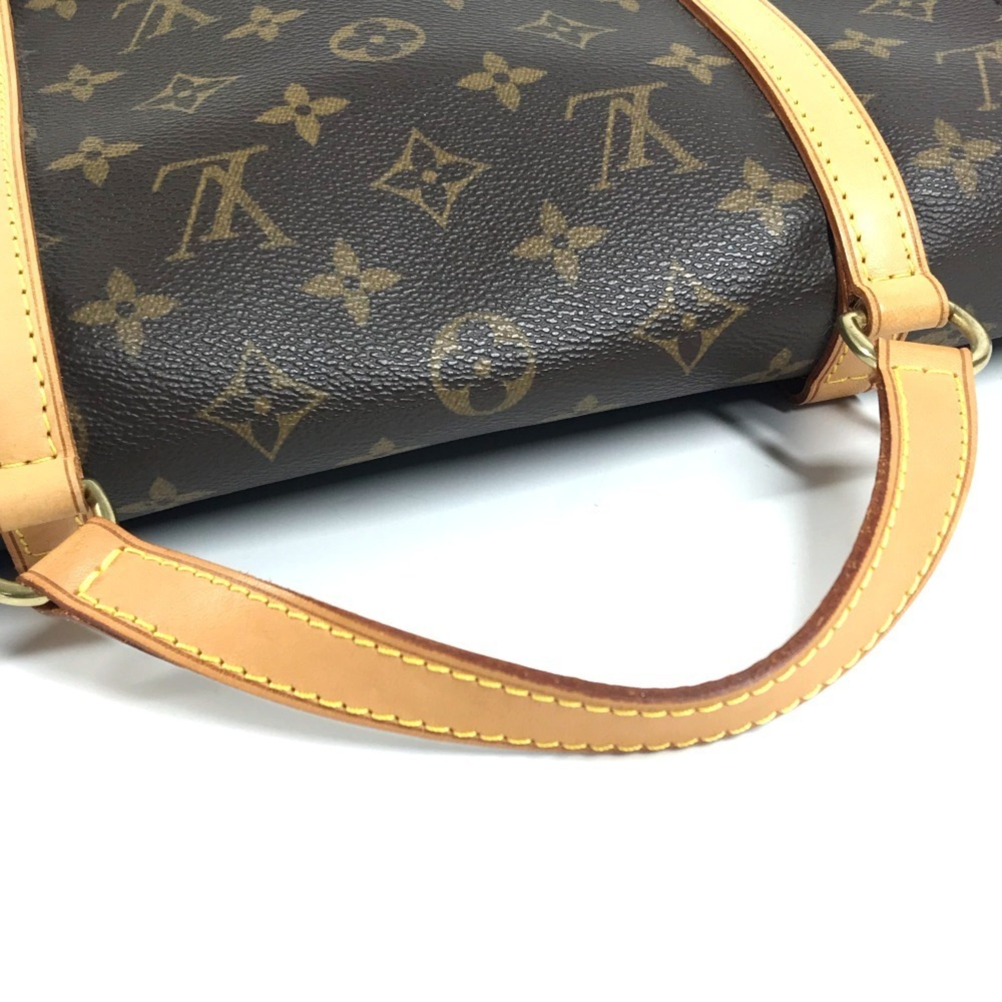 Louis Vuitton Brown Monogram Canvas Handbag (Pre-Owned)