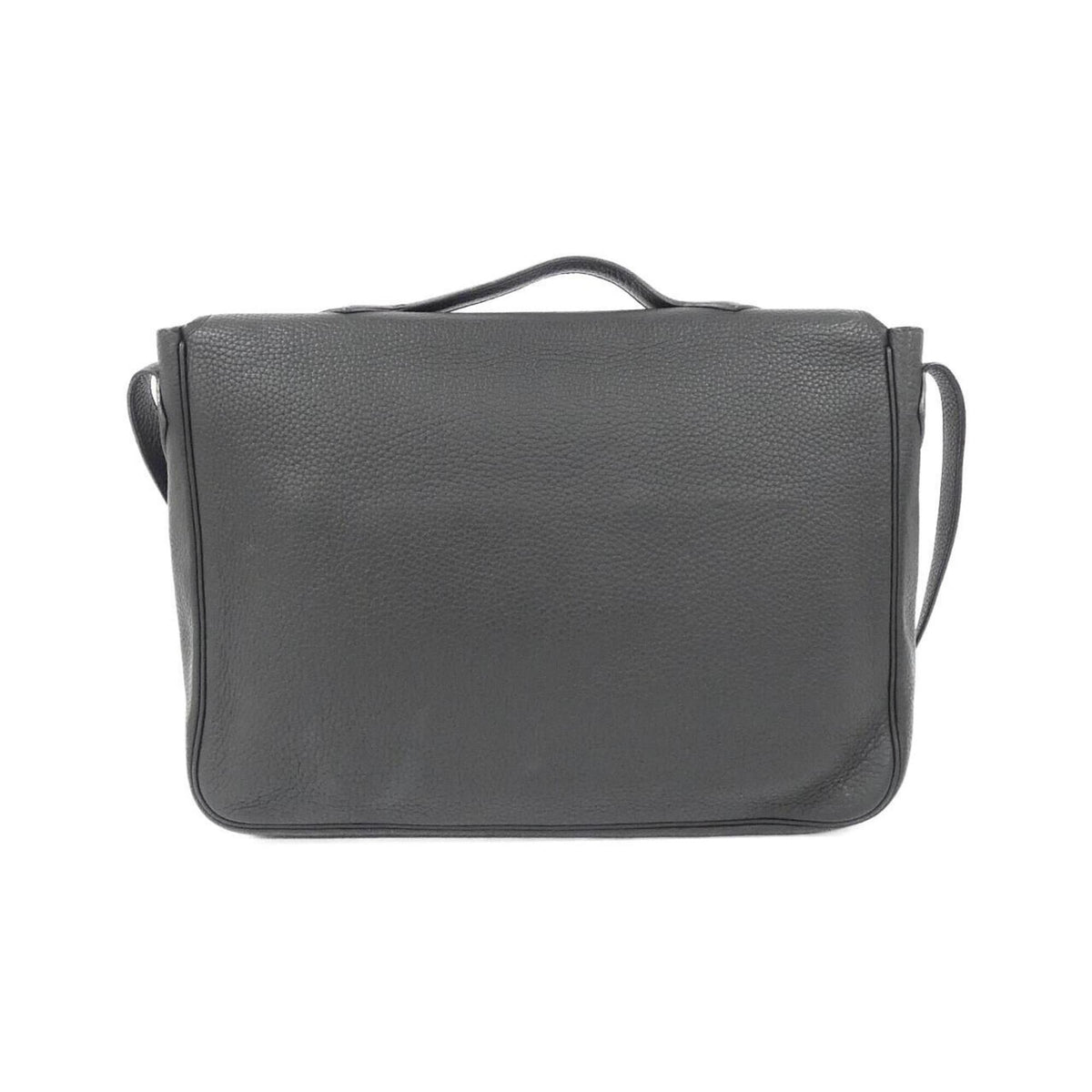 Hermes Black Taurillon Clemence Leather Handbag (Pre-Owned)