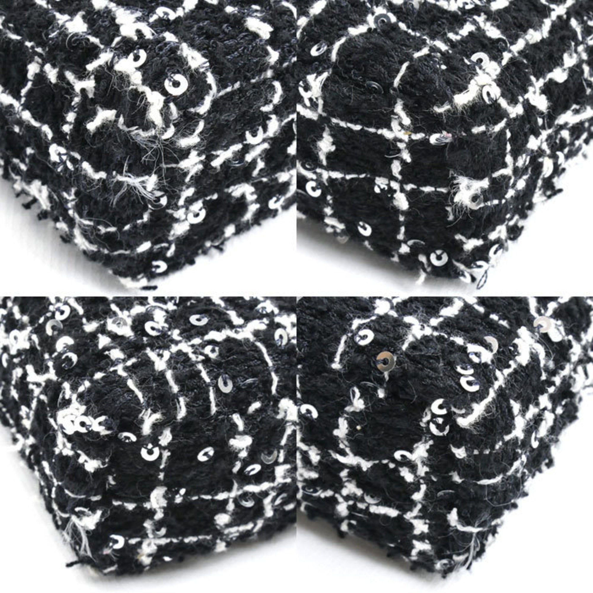 Chanel Black Tweed Shoulder Bag (Pre-Owned)