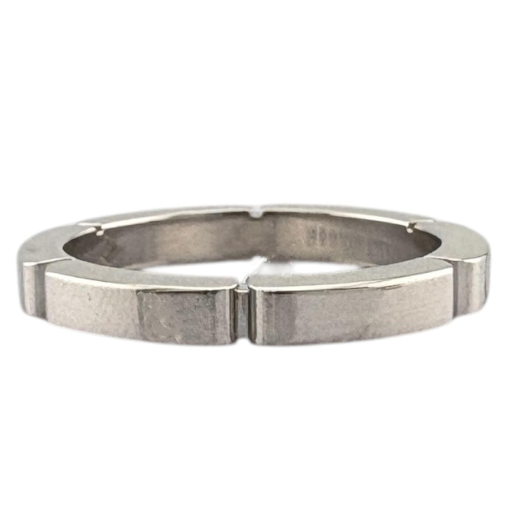 Cartier Silver White Gold (18K) Band Ring (Pre-Owned)