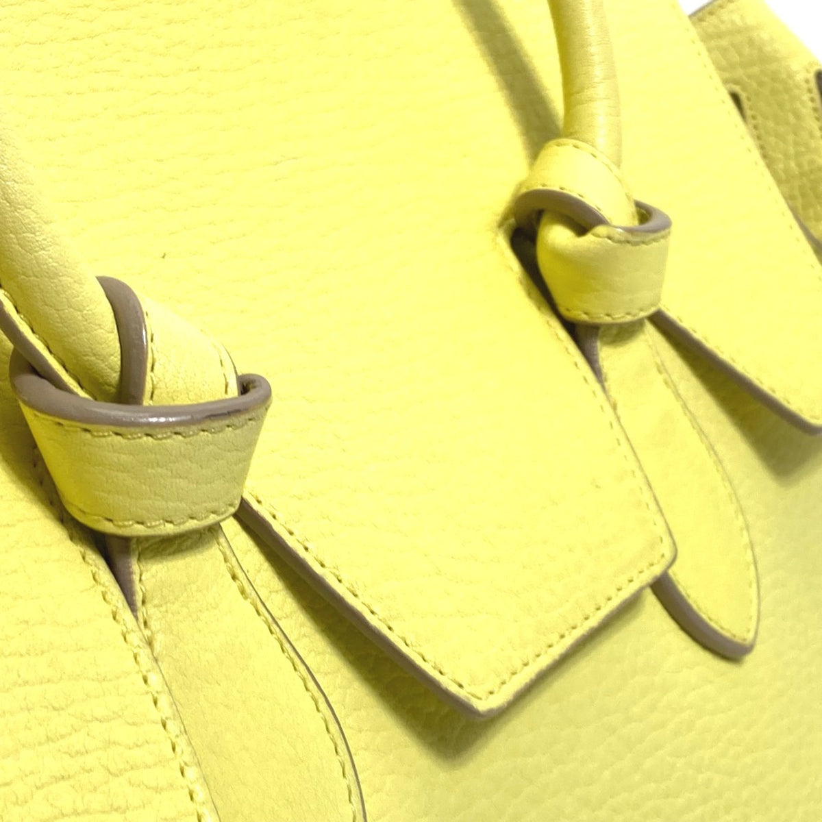 Celine Yellow Leather Handbag (Pre-Owned)