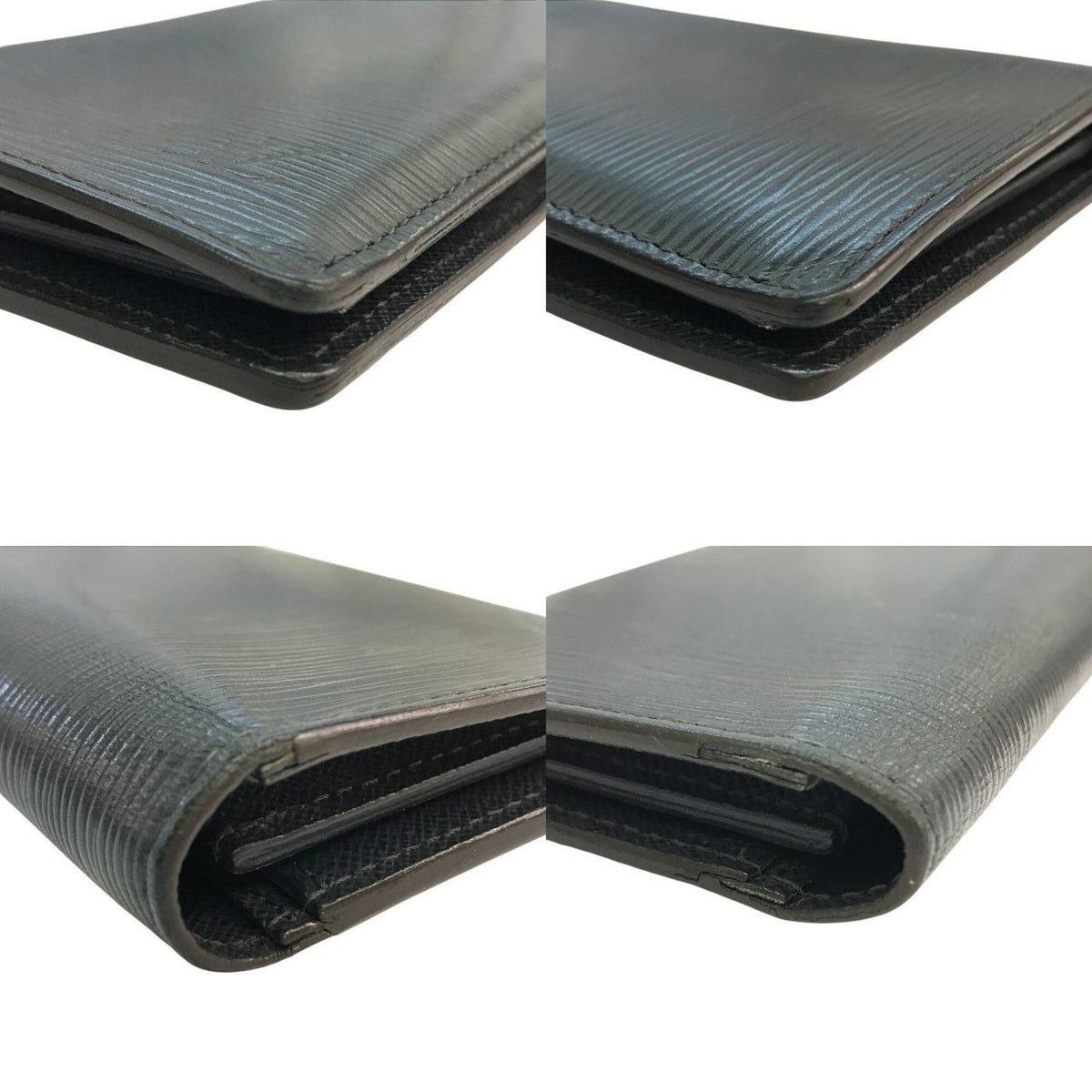 Louis Vuitton Epi Noir Long Wallet (Bi-Fold) (Pre-Owned)