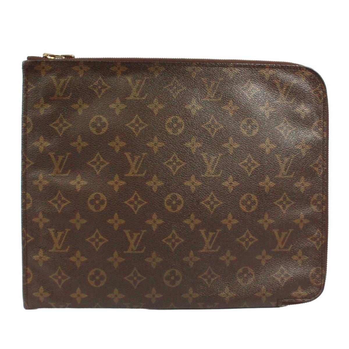 Louis Vuitton Brown Monogram Monogram Clutch Bag (Pre-Owned)