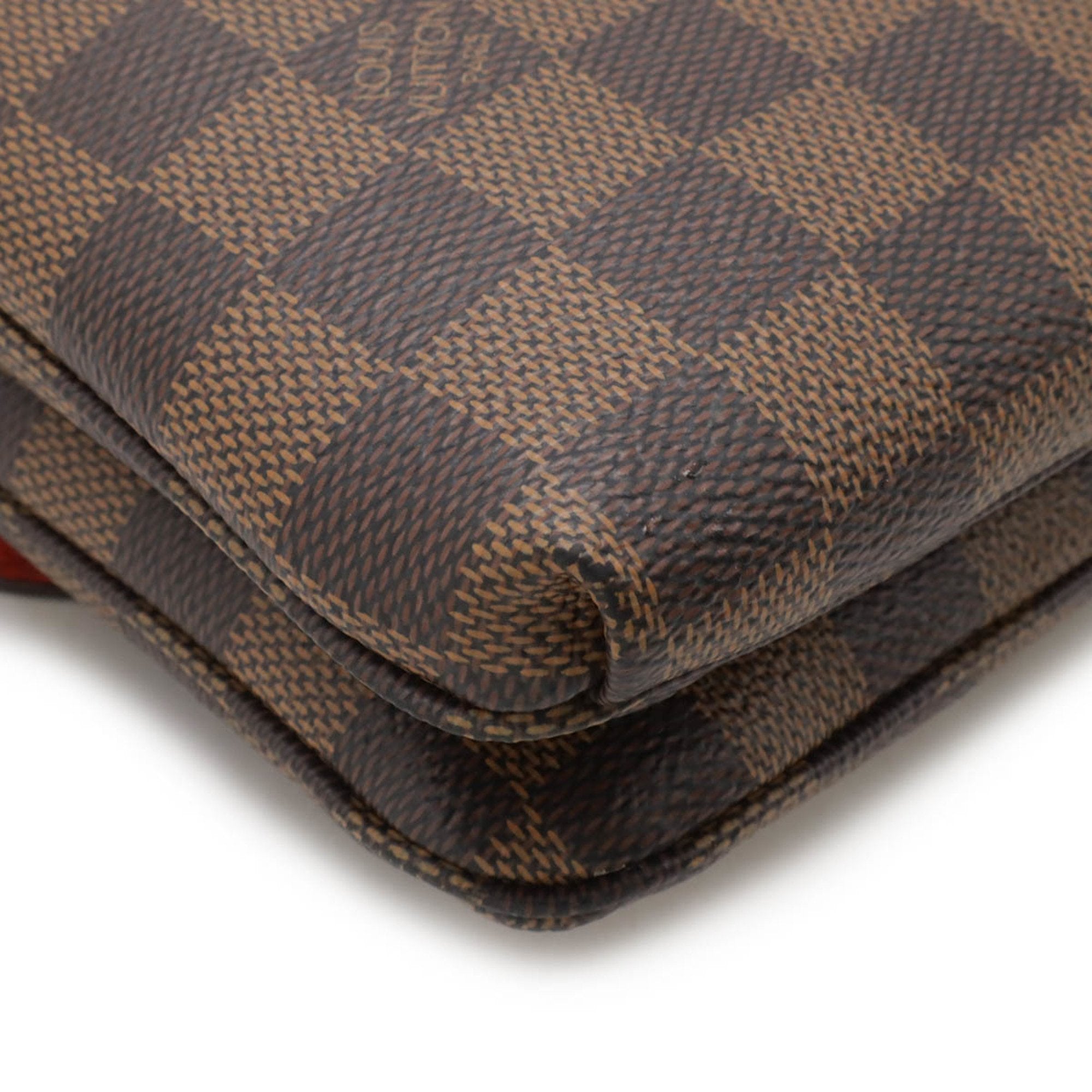Louis Vuitton Damier Brown Pvc Pochette Shoulder Bag (Pre-Owned)