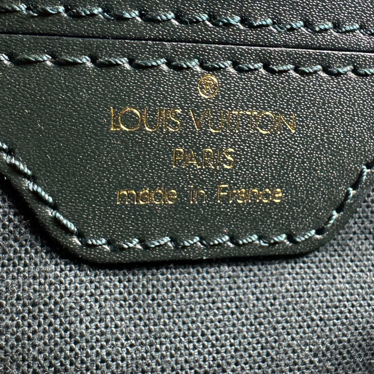 Louis Vuitton Episea Taiga Leather Shoulder Bag (Pre-Owned)