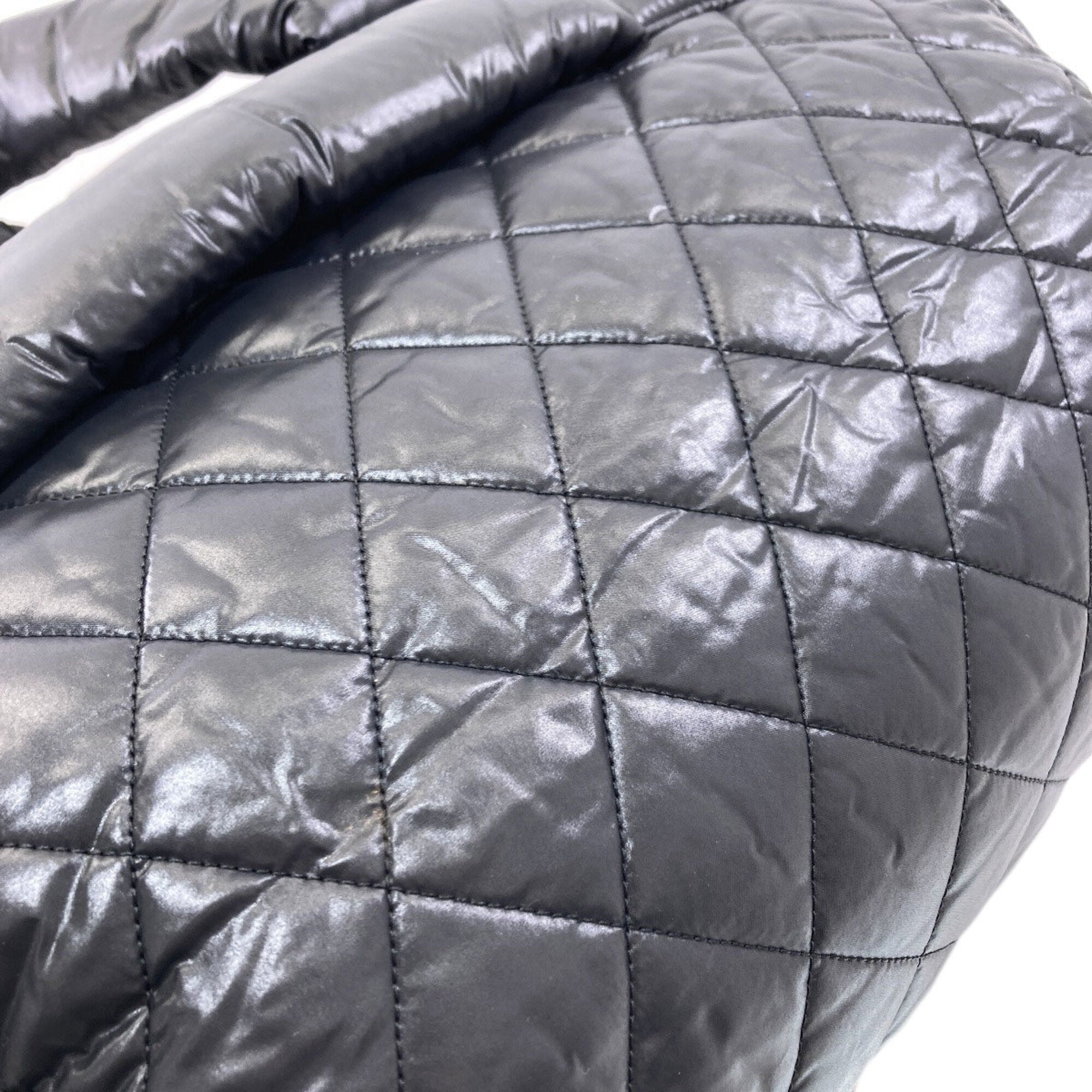 Chanel Black Nylon Boston Bag (Pre-Owned)