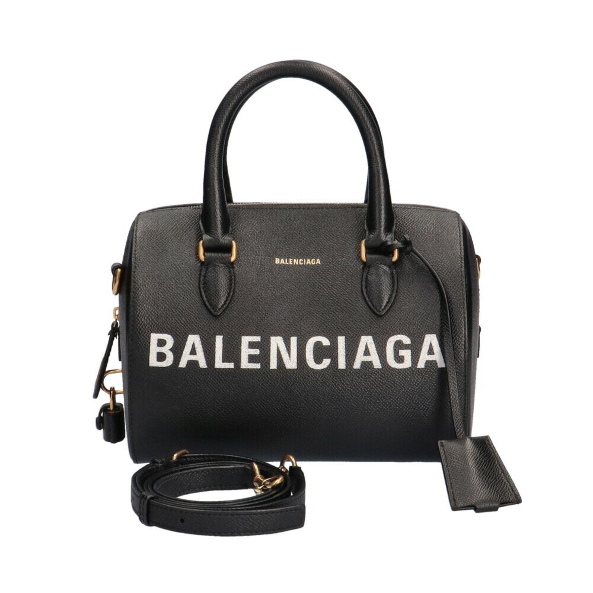 Balenciaga Black Leather Handbag (Pre-Owned)