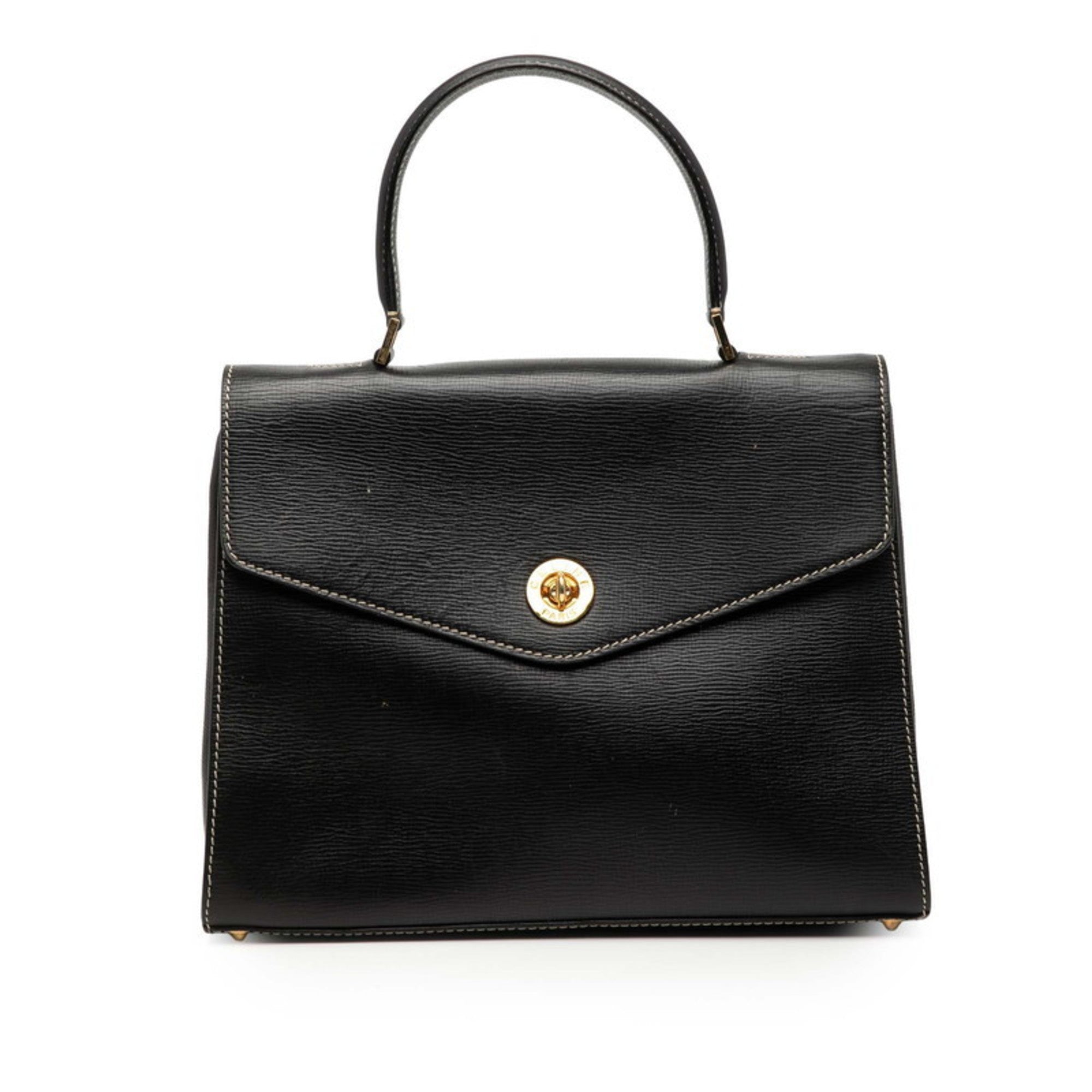 Celine Black Leather Handbag (Pre-Owned)
