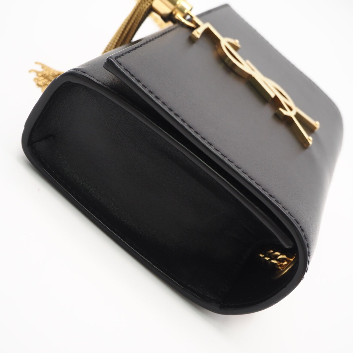 Yves Saint Laurent Black Leather Shoulder Bag (Pre-Owned)