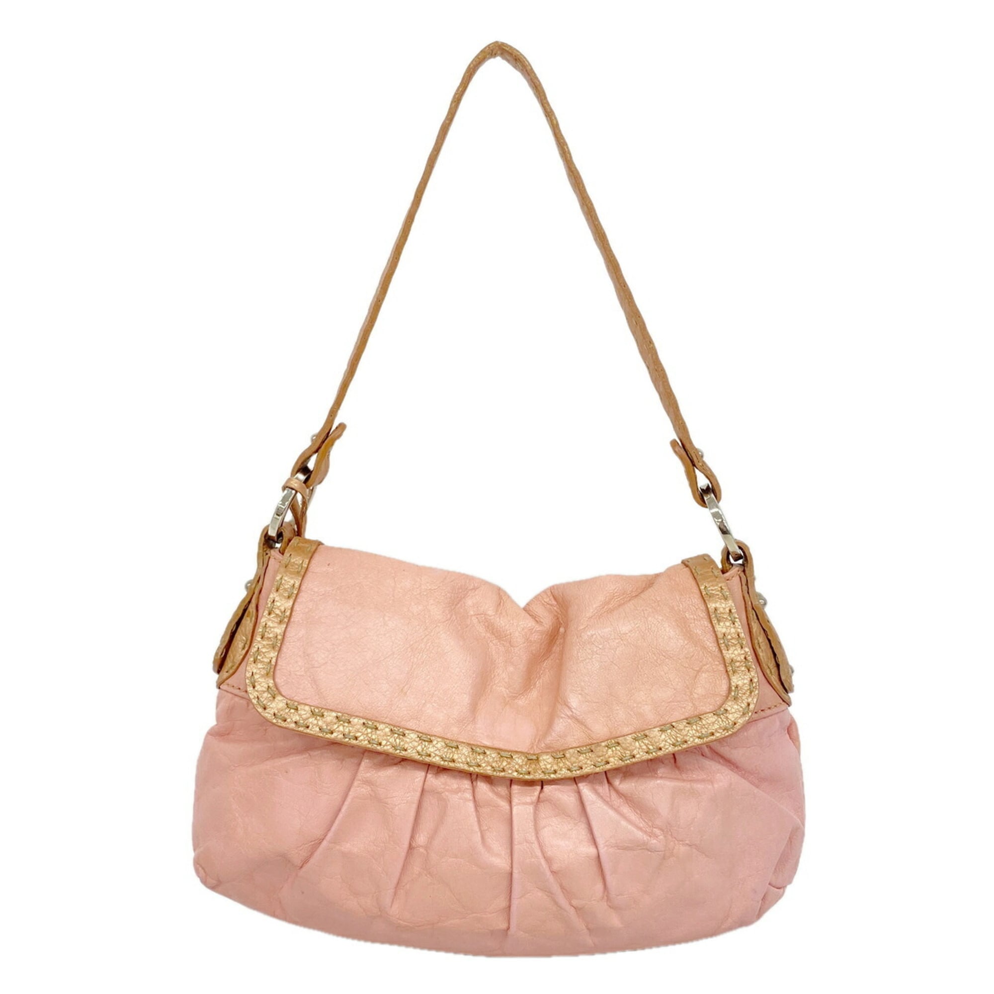 Fendi Pink Leather Handbag (Pre-Owned)