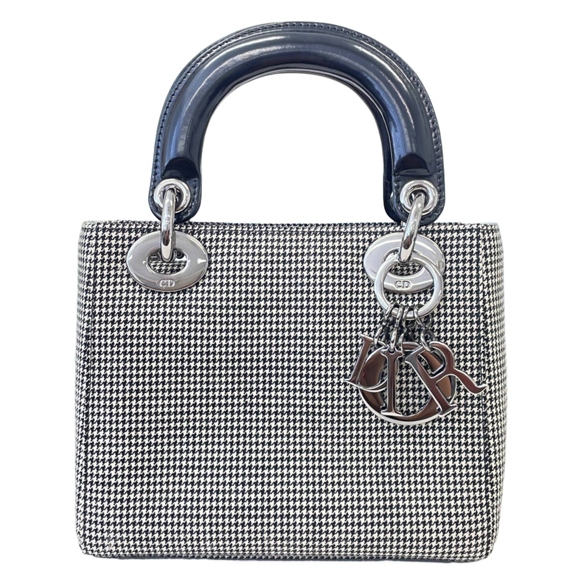 Christian Dior Black Gray Shoulder Bag (Pre-Owned)