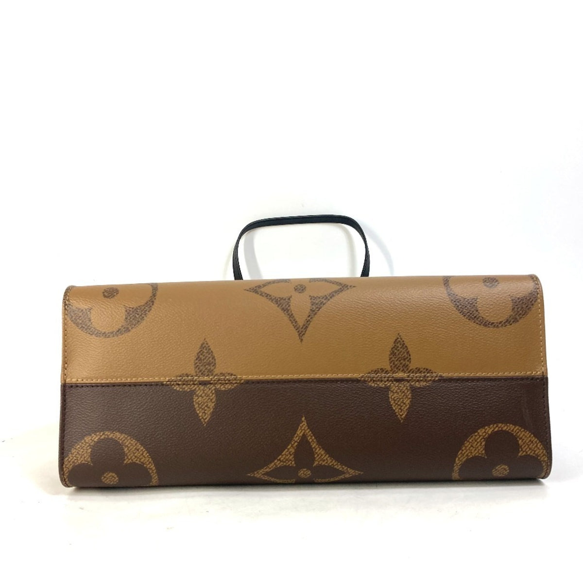 Louis Vuitton Beige Brown Monogram Shoulder Bag Tote Bag (Pre-Owned)