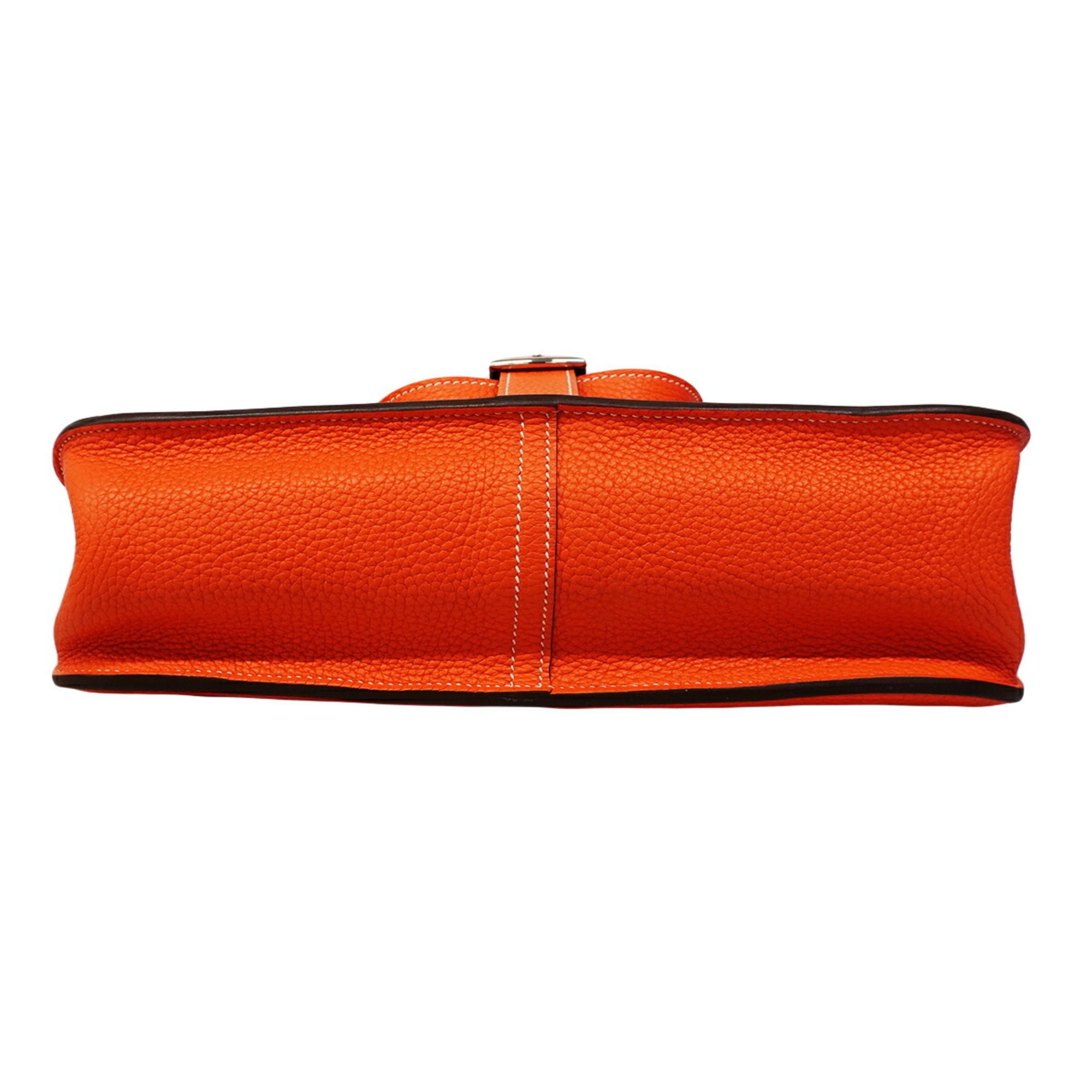 Hermes Capucine Taurillon Clemence Leather Handbag (Pre-Owned)