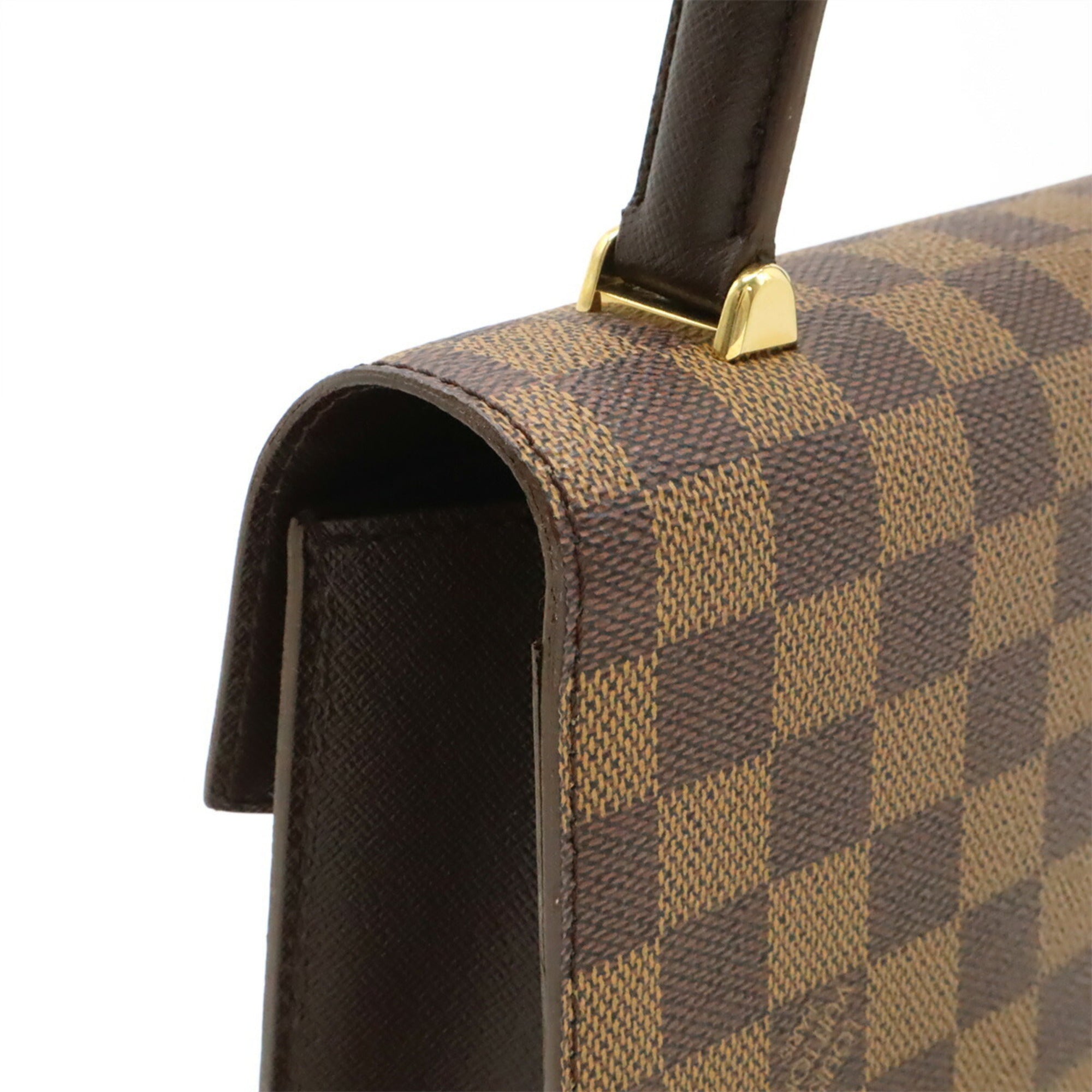 Louis Vuitton Brown Pvc Coated Canvas Damier Canvas Handbag (Pre-Owned)
