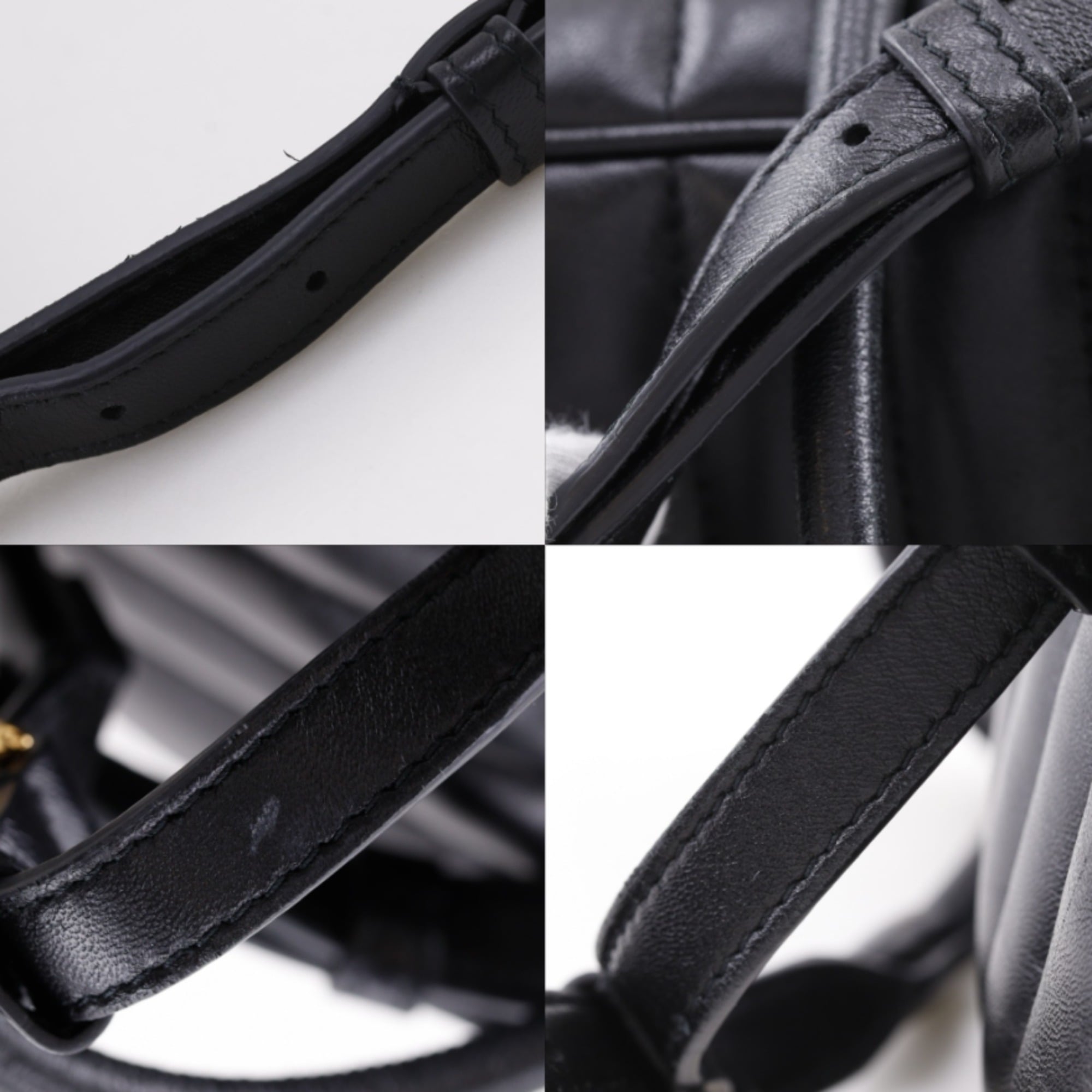 Burberry Black Leather Backpack (Pre-Owned)