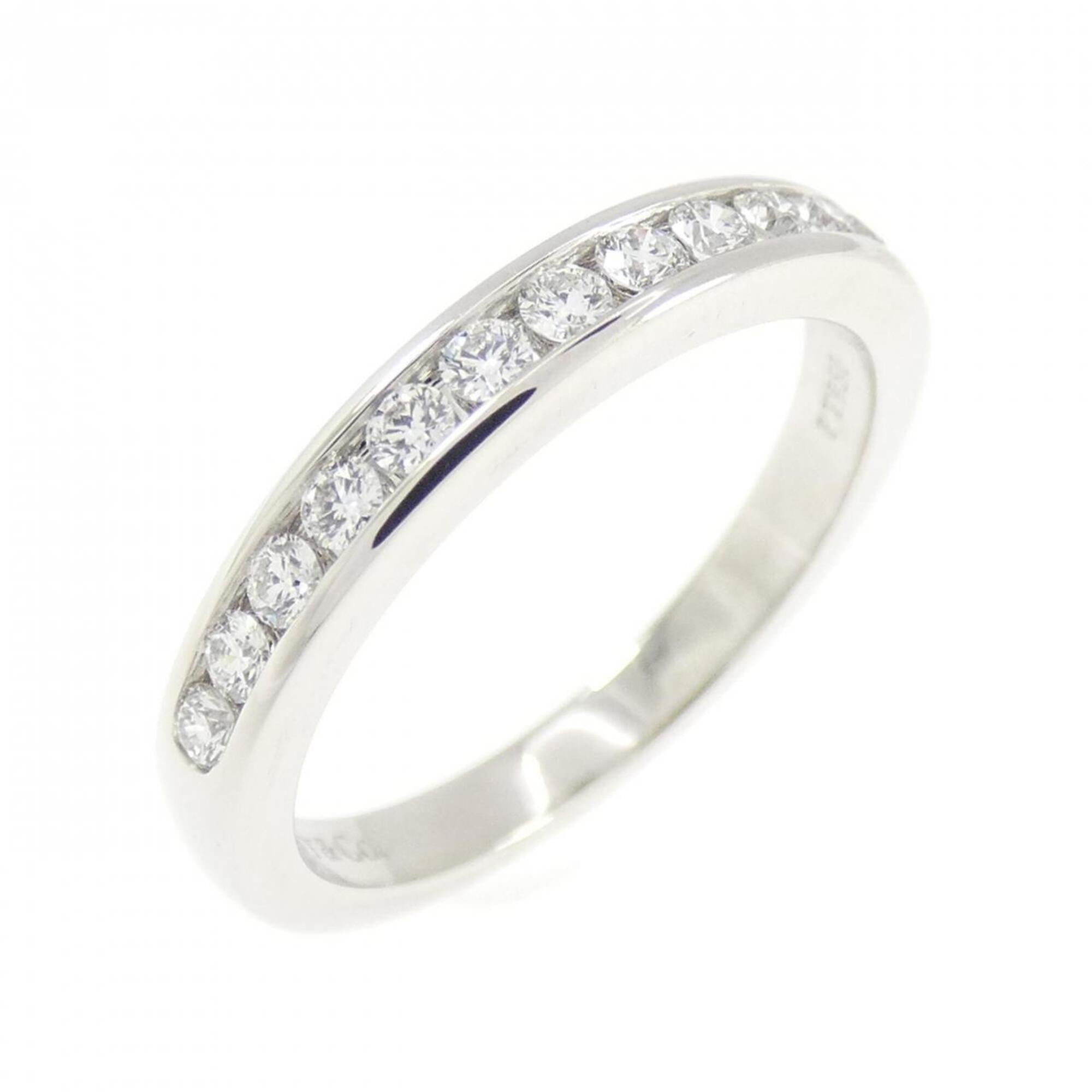 Tiffany Platinum Platinum 950 Band Ring (Pre-Owned)